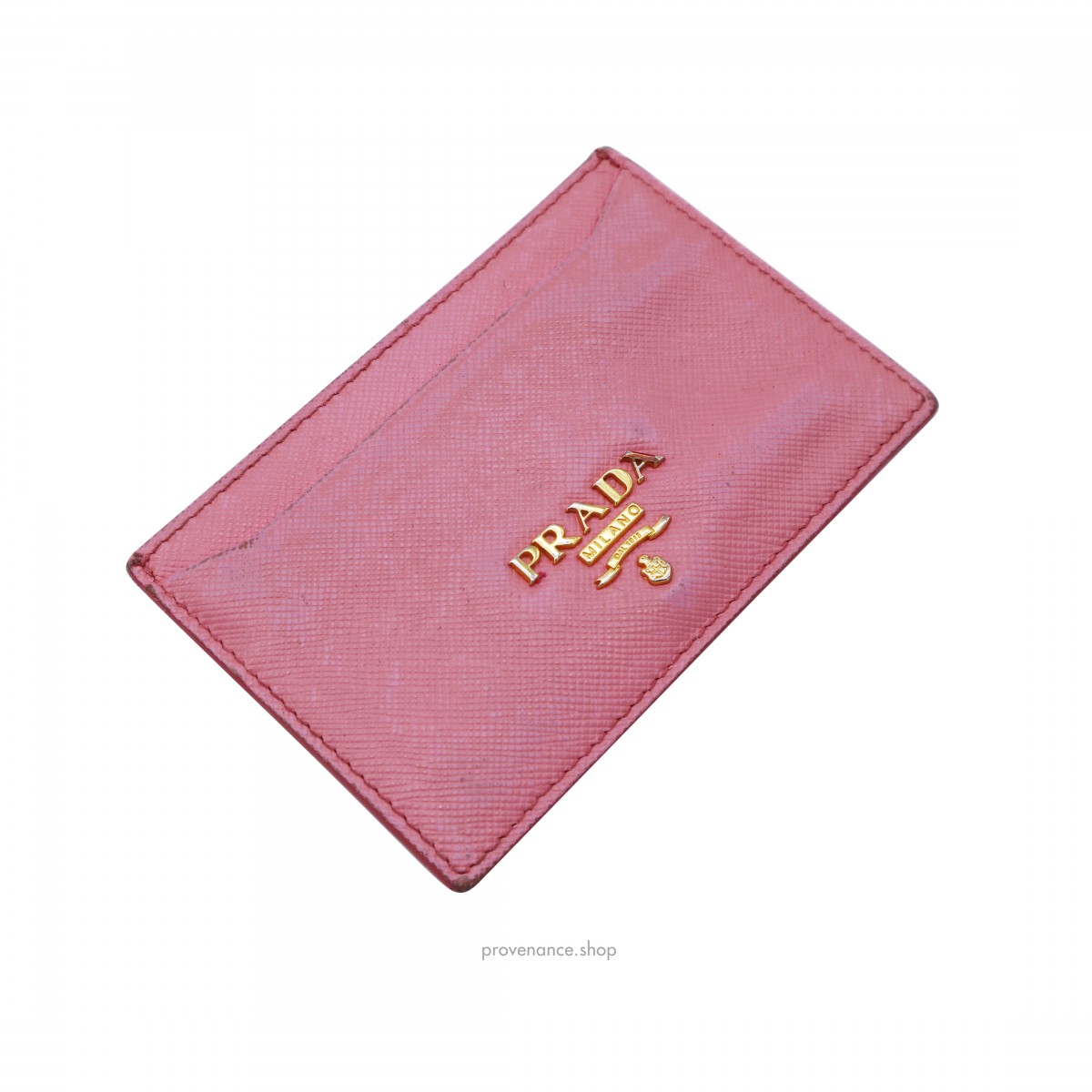 Prada Cardholder Wallet - Pink Saffiano Leather - 3