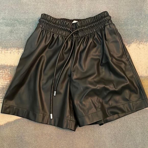 Proenza Schouler Faux Leather Shorts - 5