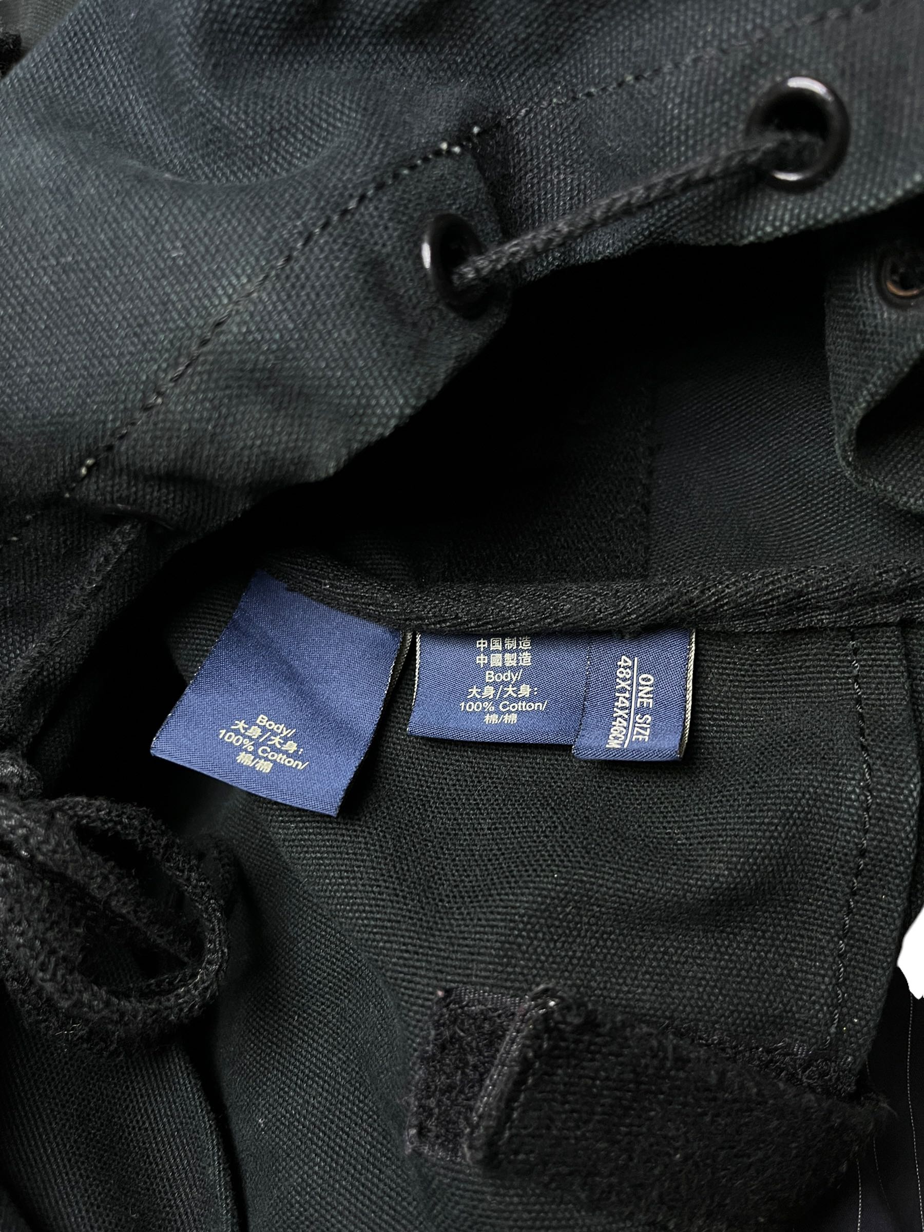 90s Polo Ralph Lauren Canvas Rucksack Backpack - 7