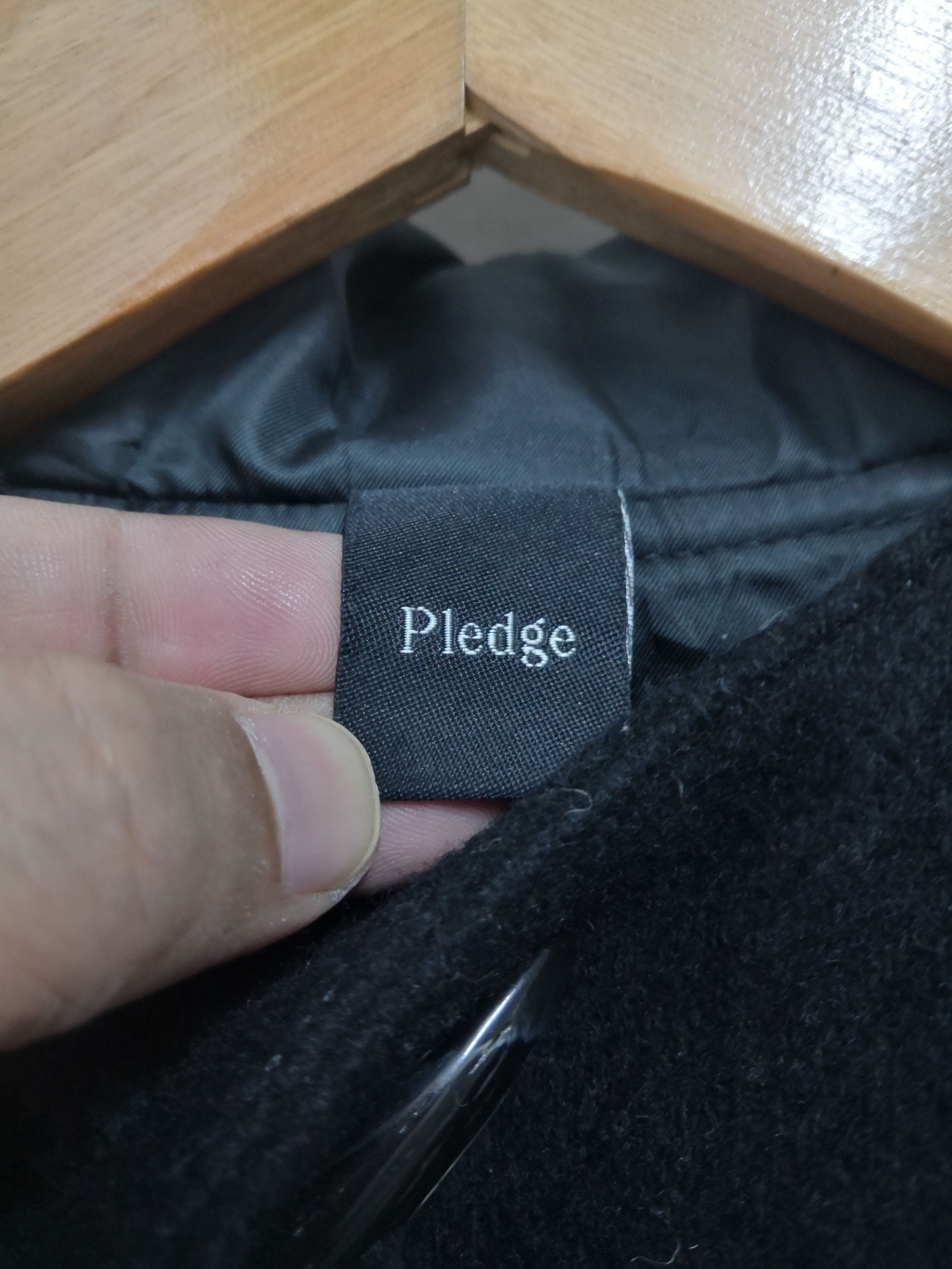 Pledge Japan Wool Duffle Coat Black - 7