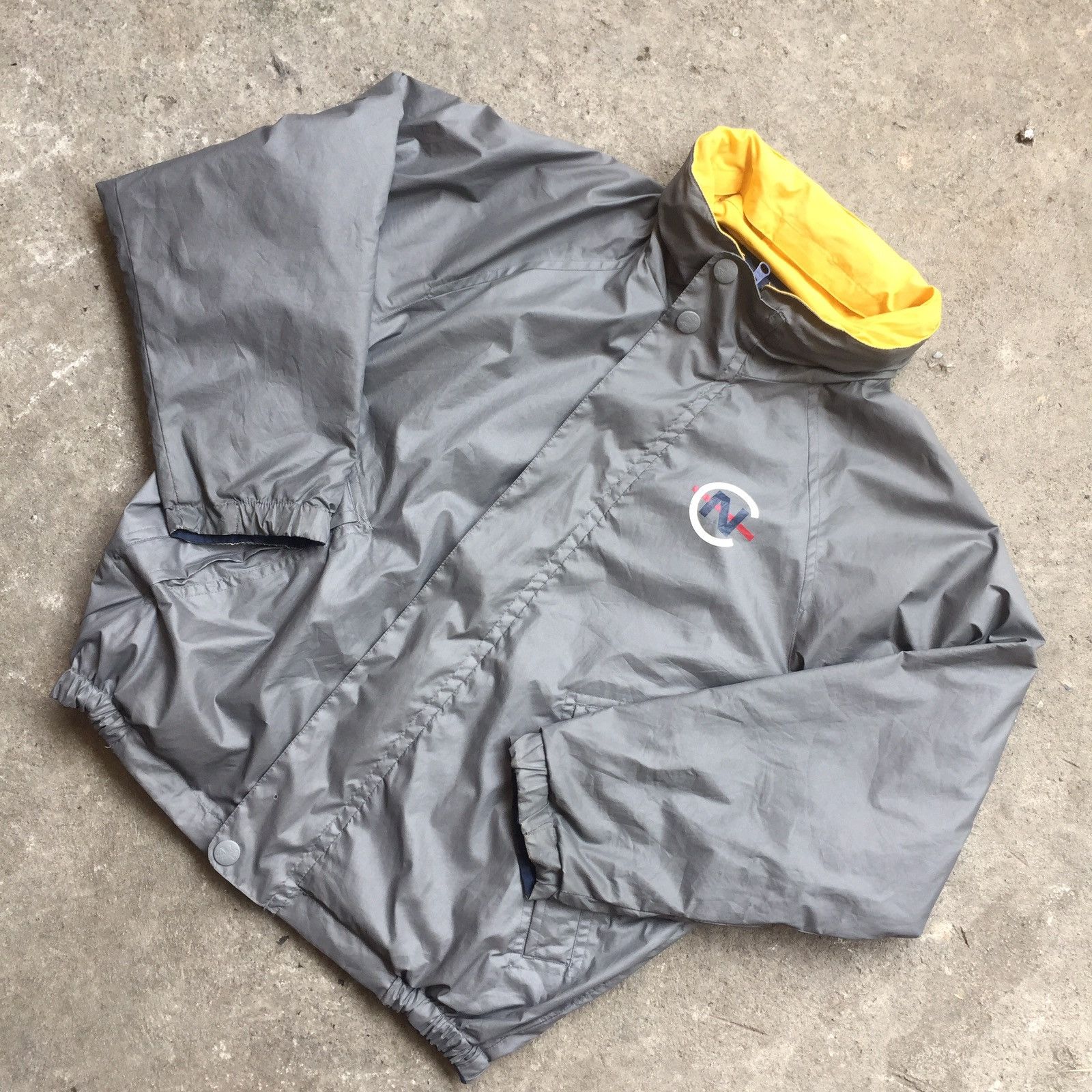 Vintage 90s Nautica competition sailing gear reversible jacket Size S/L - 4