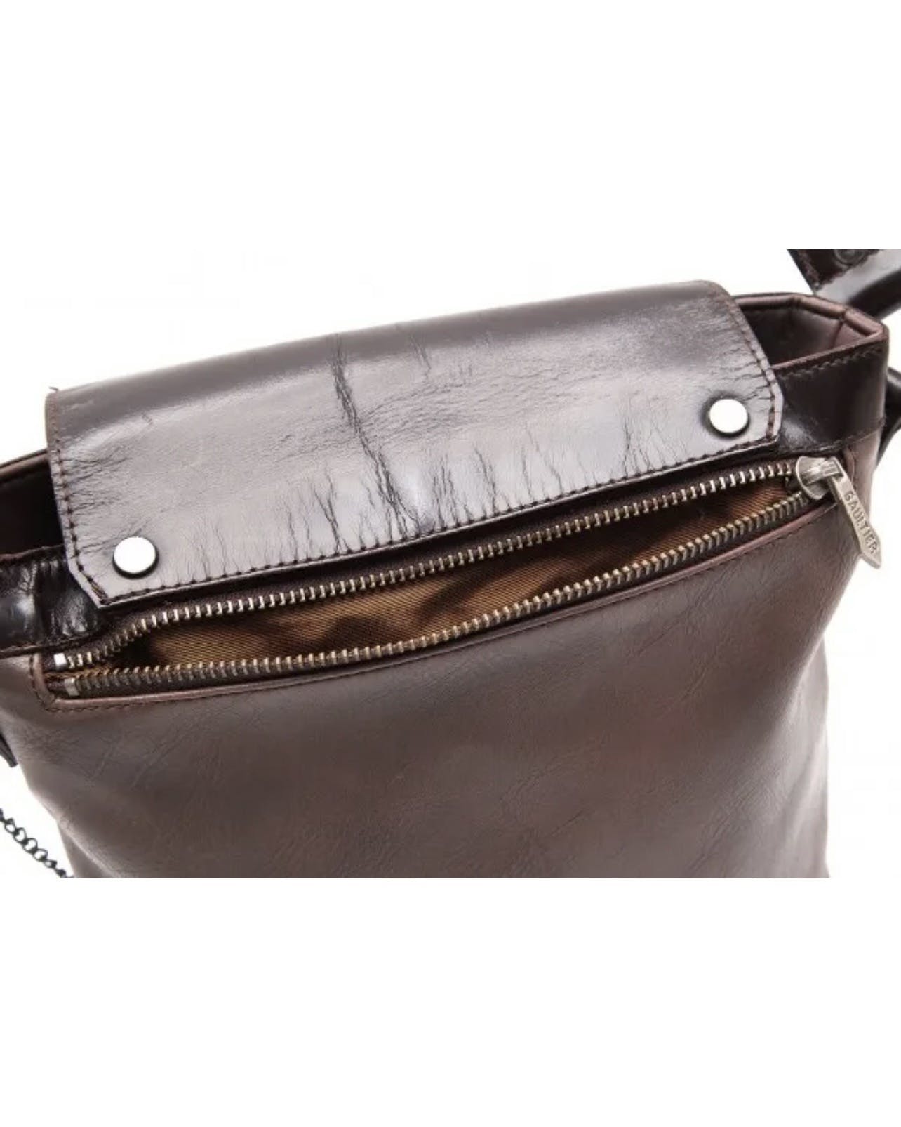 Bullet Leather Shoulder Bag - 11