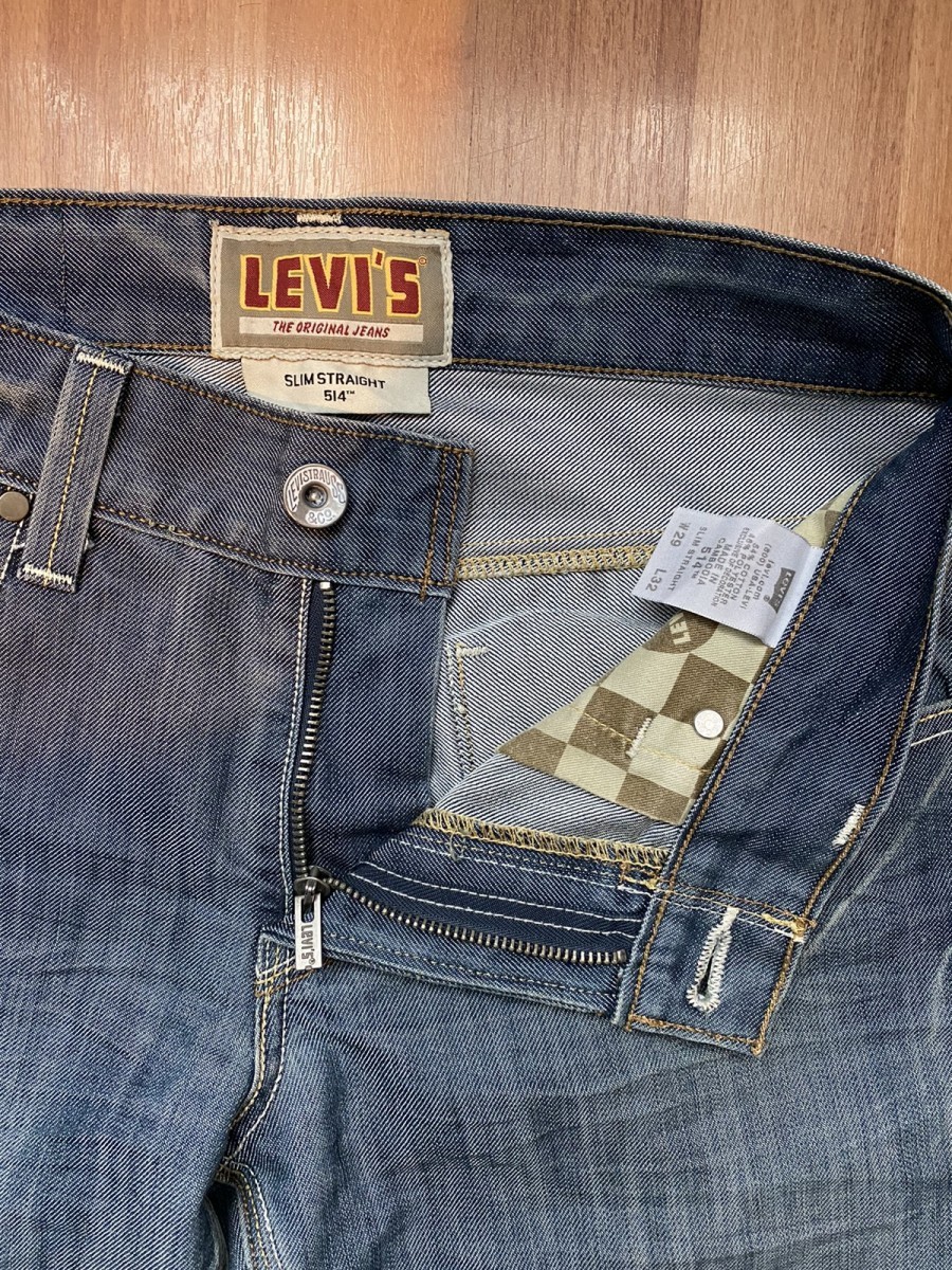 514 slim straight denim jeans - 11