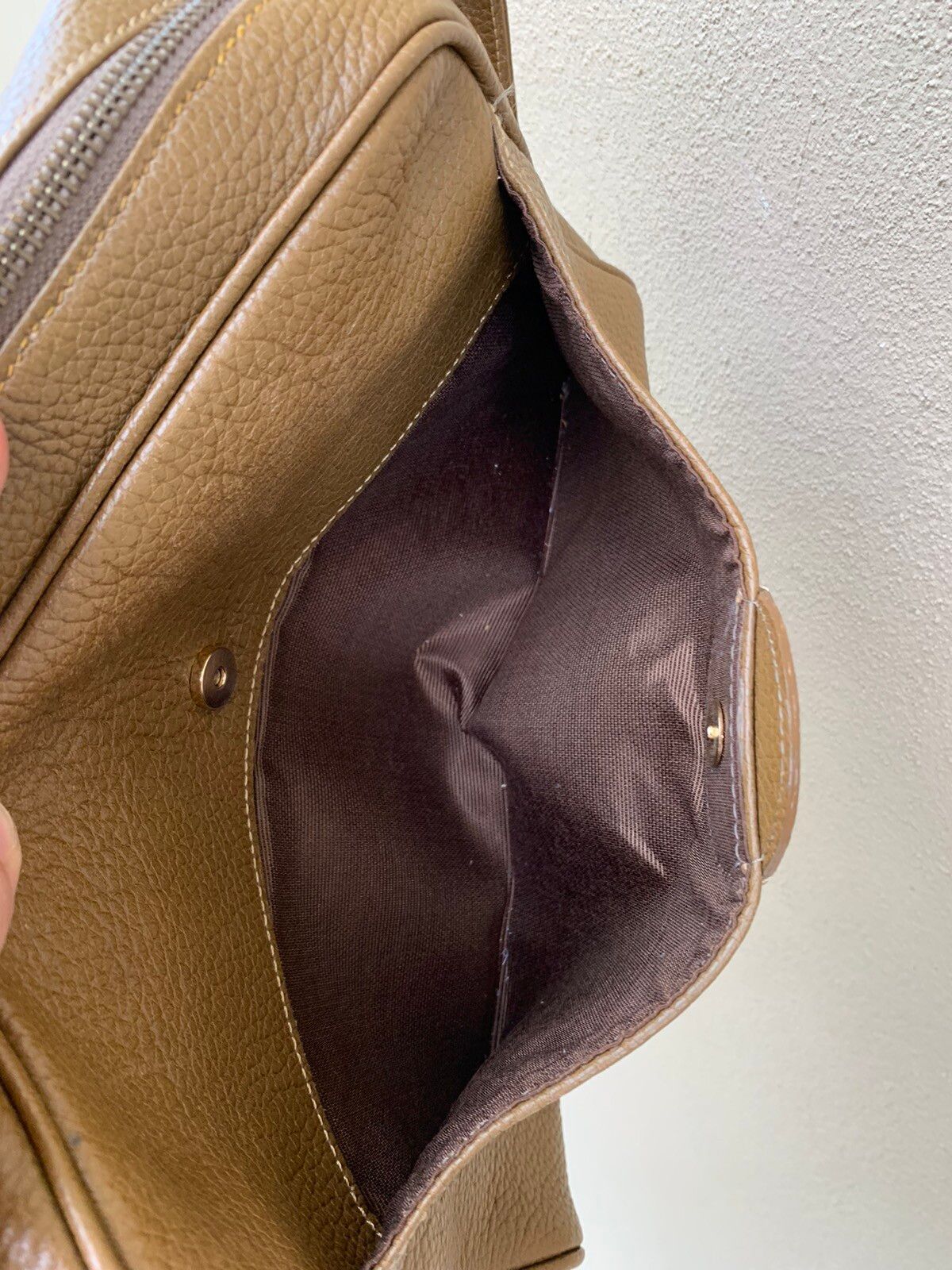 Vintage Givenchy Leather Crossbody Sling Bag - 5