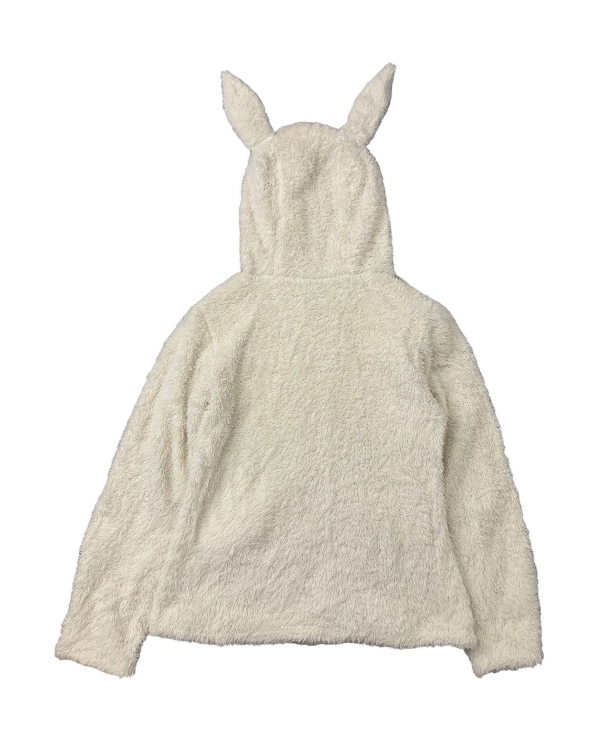 Japanese Brand Unknown Ear Hoodie Fleece Sweater Jacket - 2