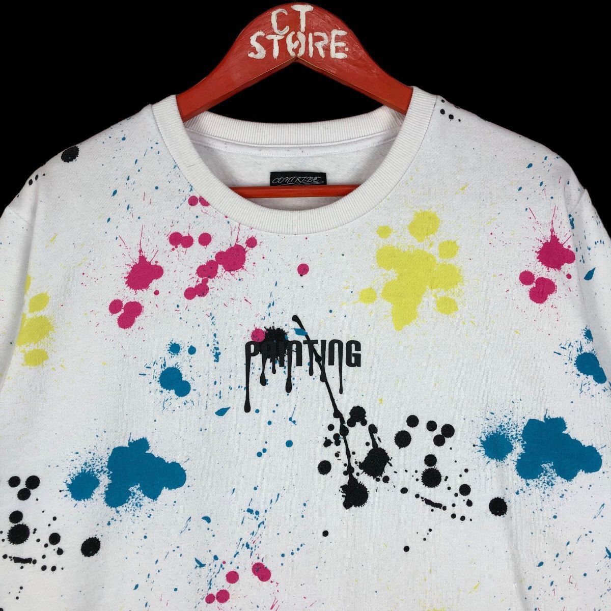 Streetwear - Painting Crewneck Sweatshirt Size M - 3
