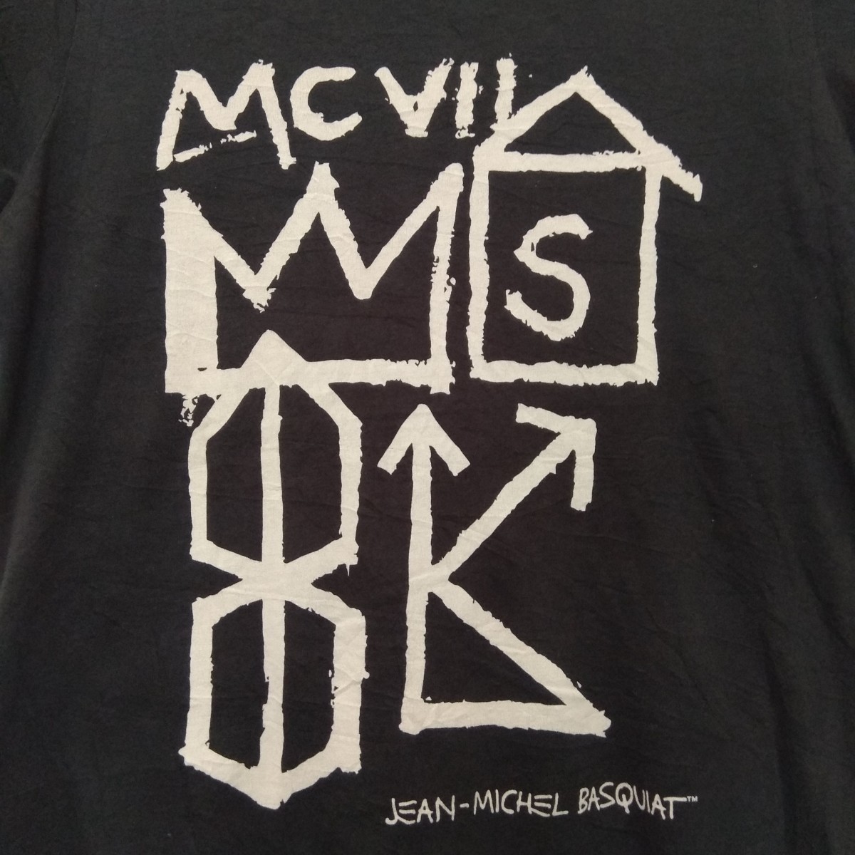Jean Michel Basquiat - SPRZNY Designer Art Black Shirt - 2