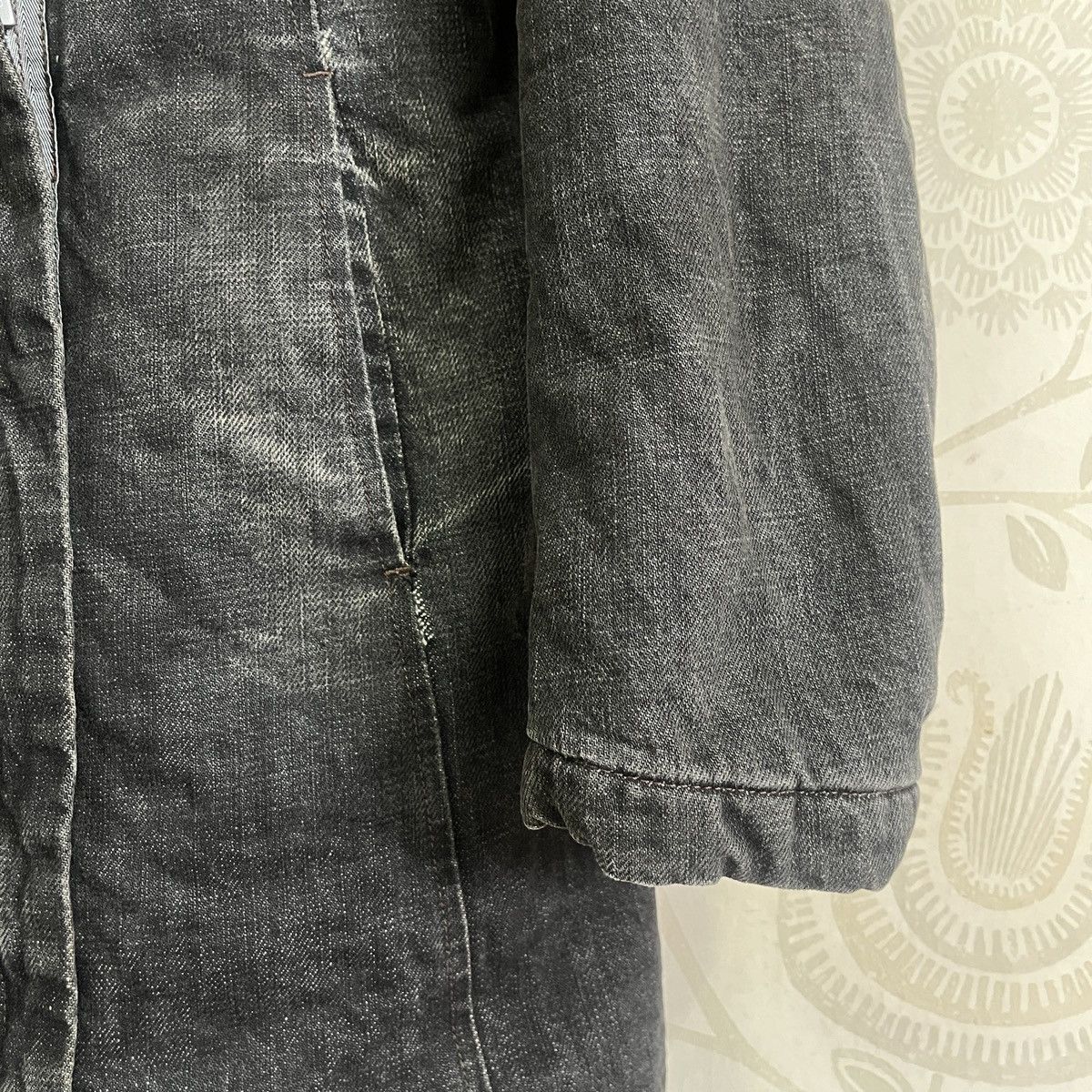 Black Vintage Cerruti Jeans Quilted Italian Jacket - 8