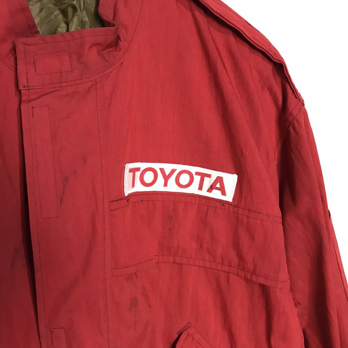 Vintage - Toyota red bomber jacket - 3