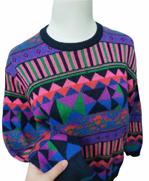 YSL Yves Saint Laurent Multicolour Knitt Sweater - 1
