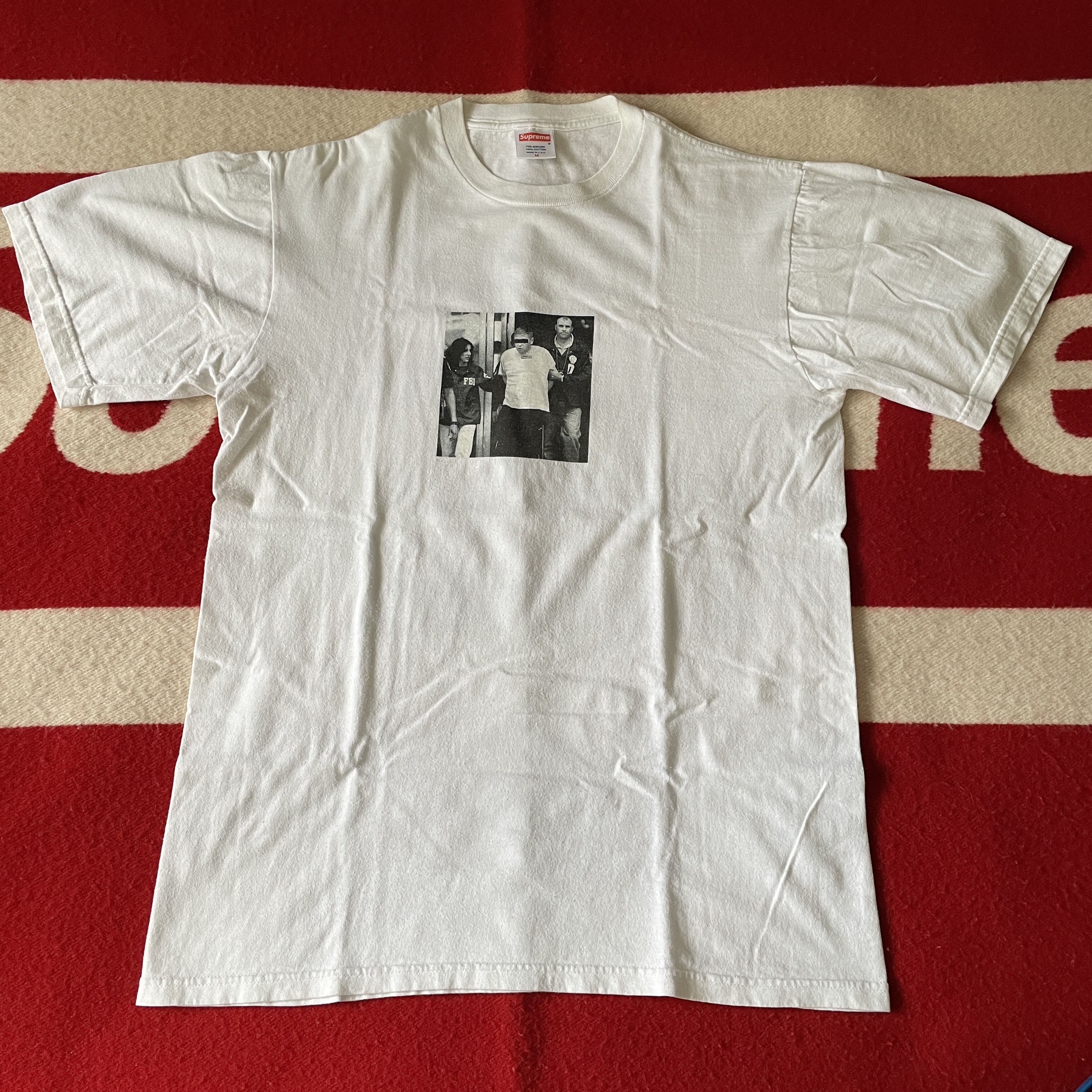 Supreme Supreme Illegal Business Controls America Tee Shirt '03 IBCA |  yeezy | REVERSIBLE