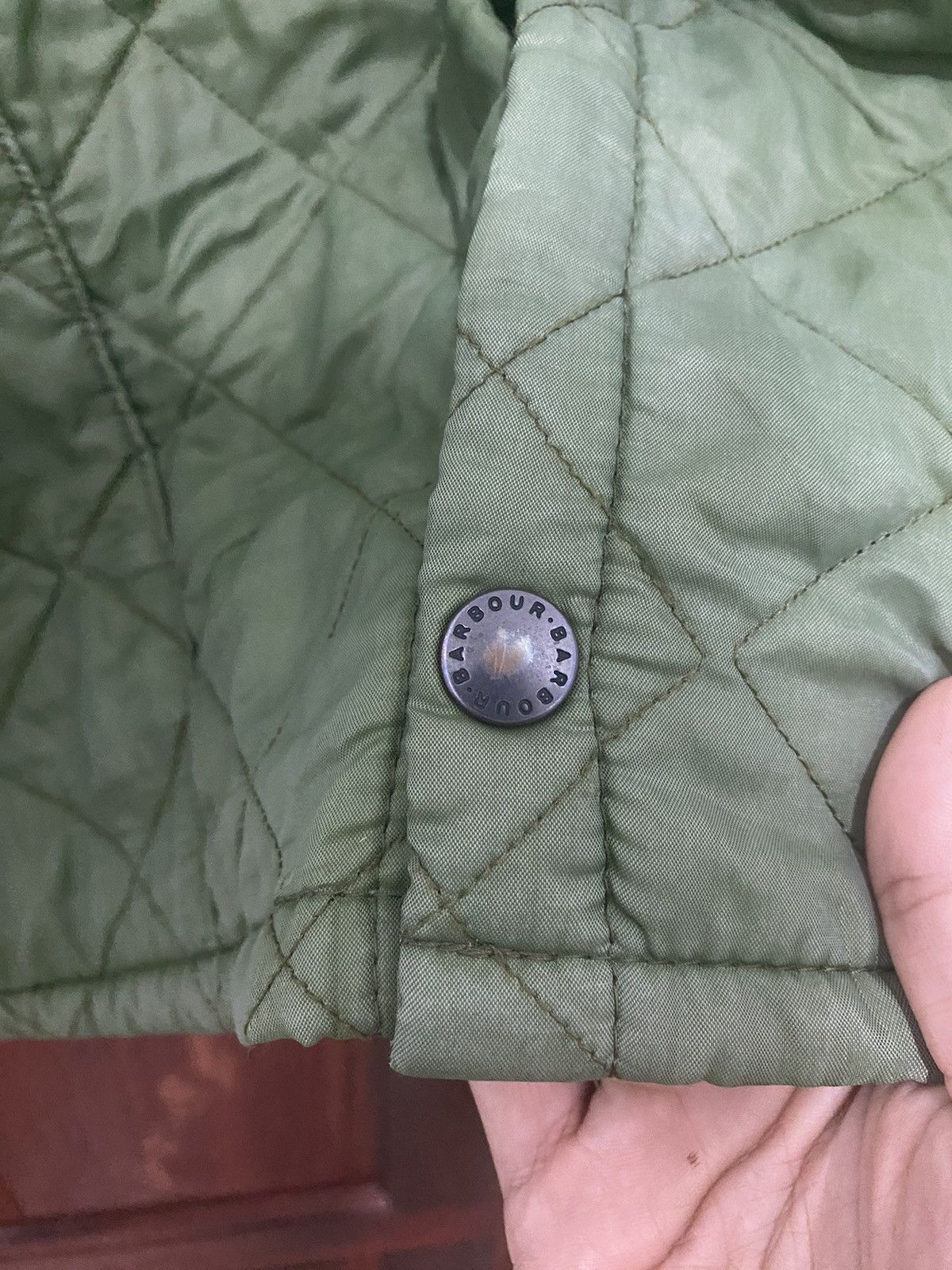 Vintage Barbour Quilted Made England - 6