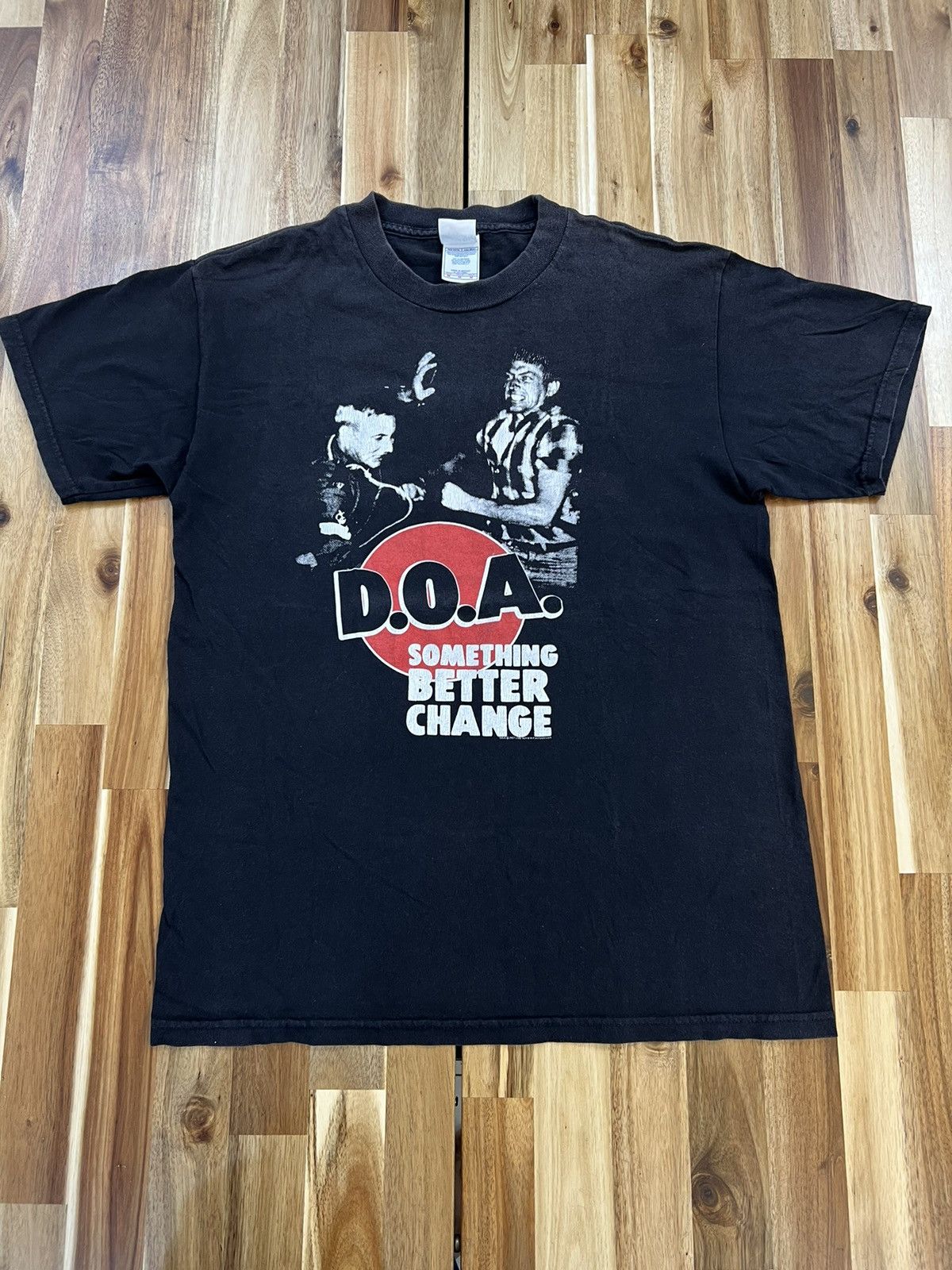 Vintage D.O.A Something Better Change Band Tee Shirts - 1