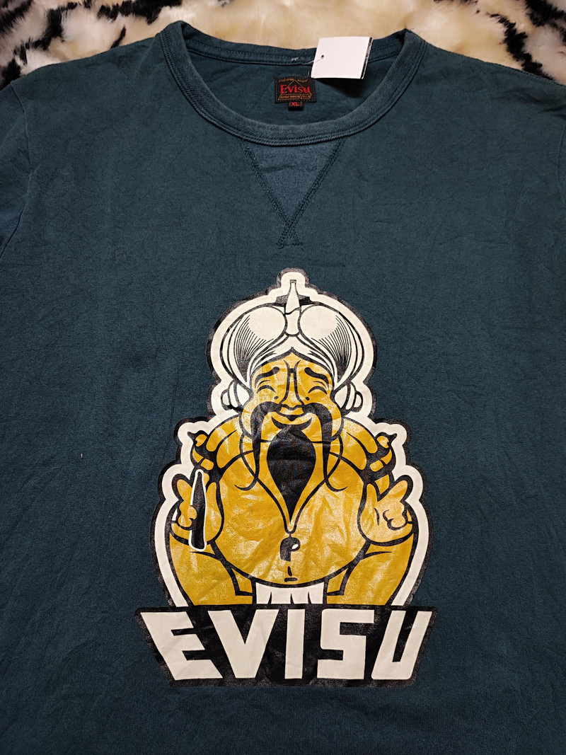 Evisu Japan Long Sleeve T-shirt Big Logo - 1