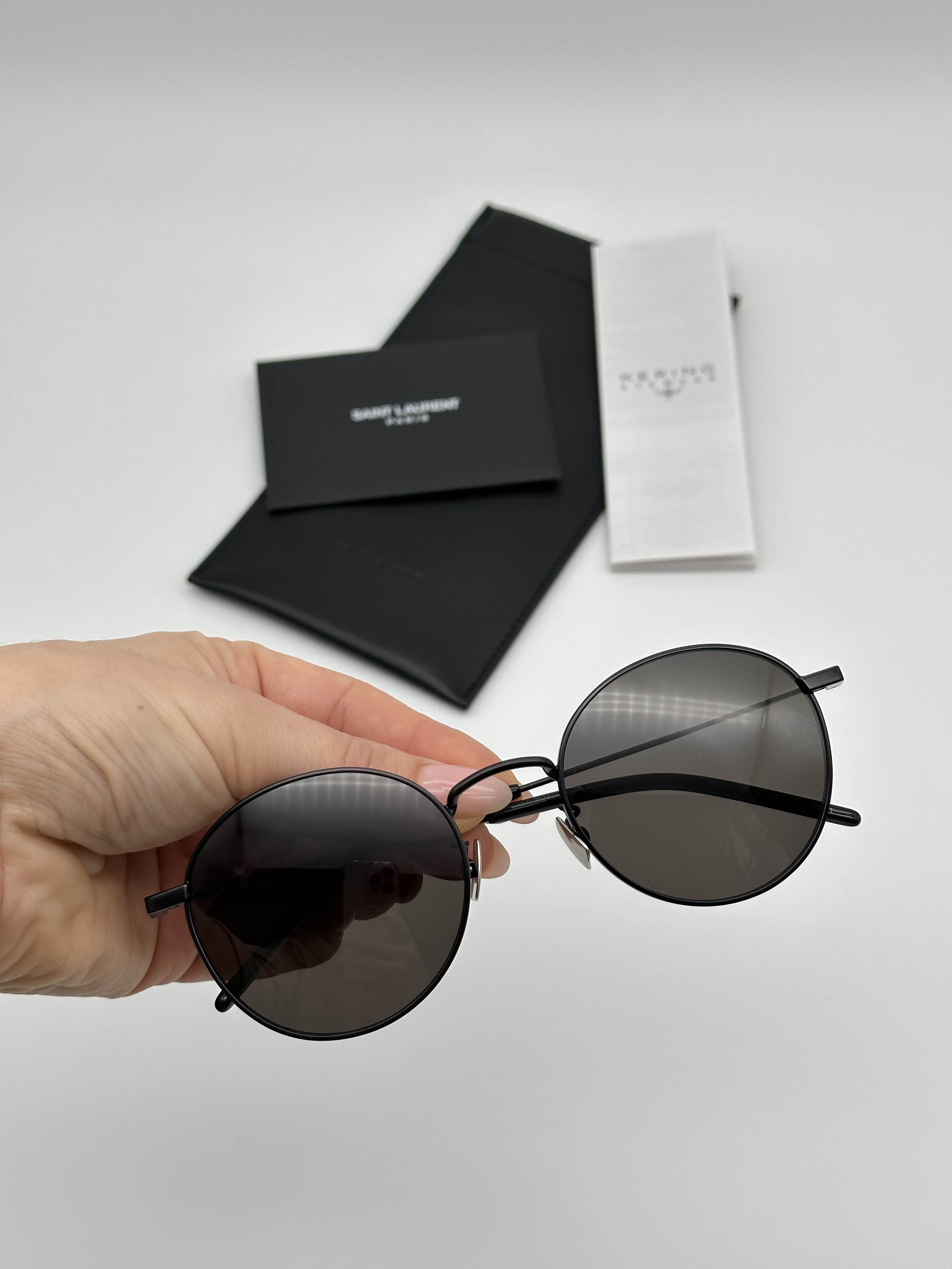 BRAND NEW Saint Laurent SL 250 001 Black Sunglasses - 7