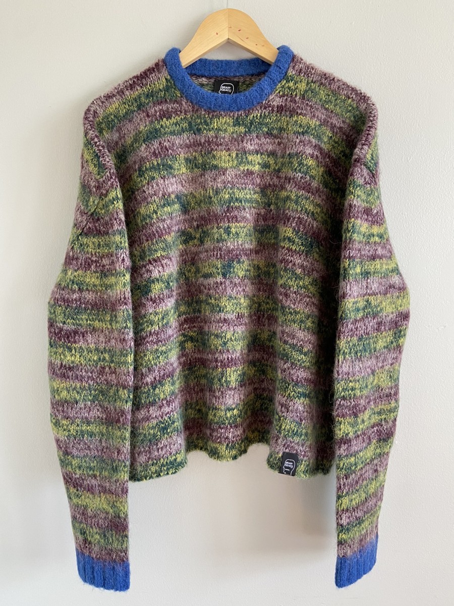 BRAIN DEAD Winter '20 Peruvian Stripe Alpaca Knit Sweater | saoi