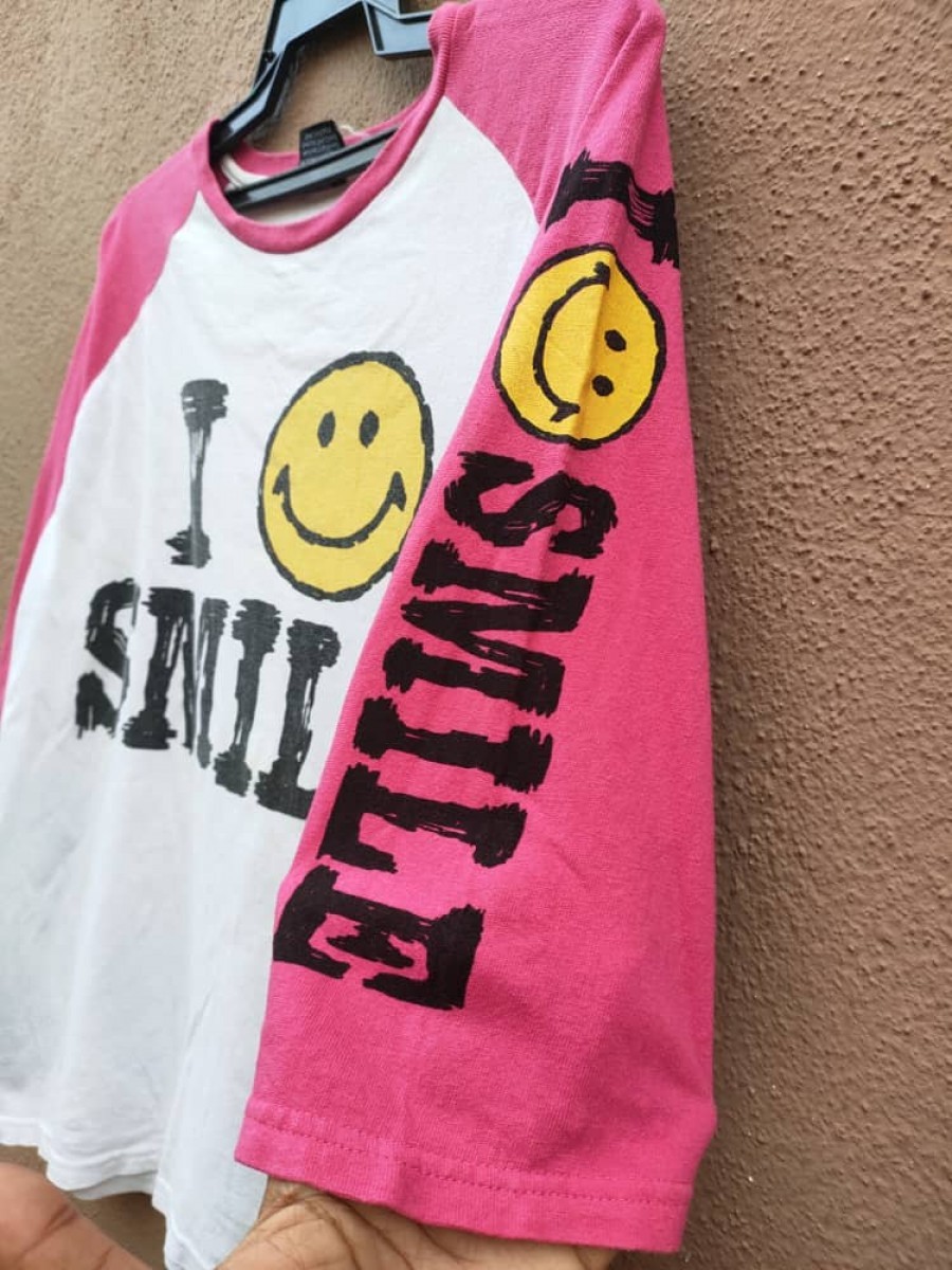 Homme Boy Co. - Homme Boys Smiley 3quarter Shirt - 3