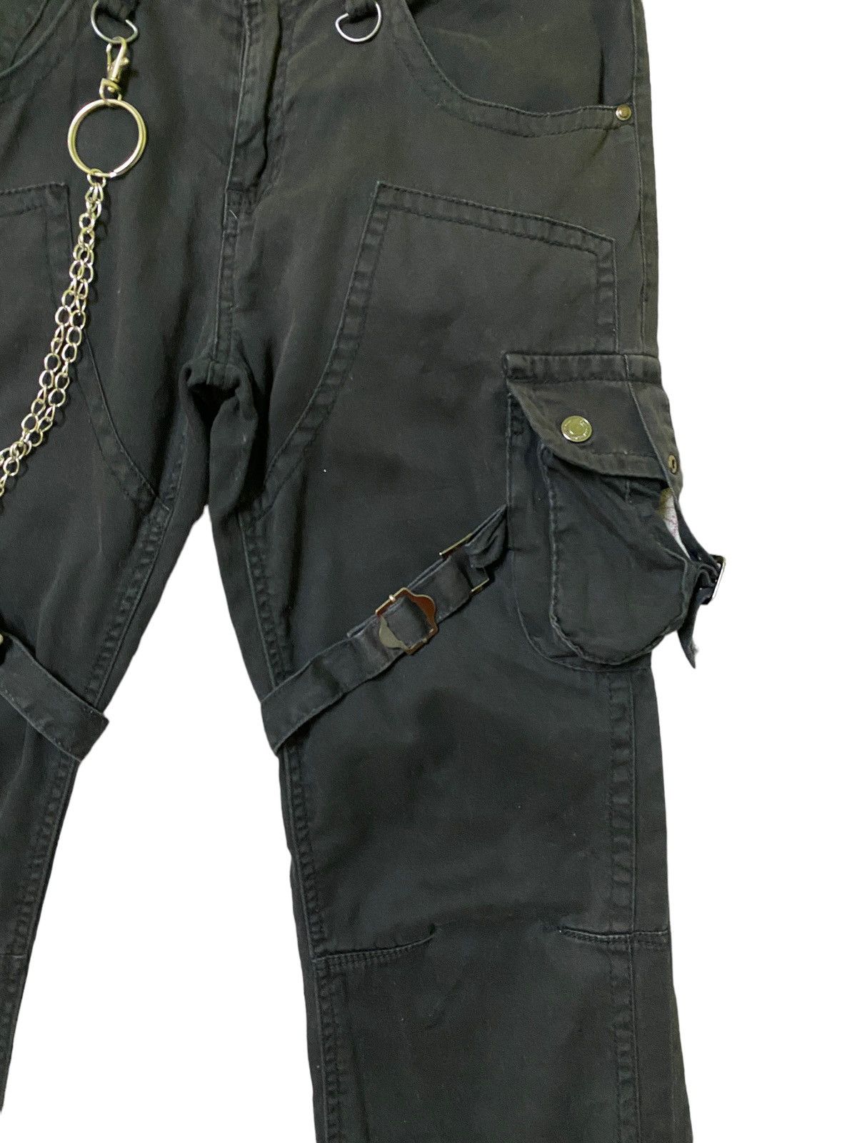 Japanese Brand LowBox Bondage Multipocket Punk Cargo Pants - 6