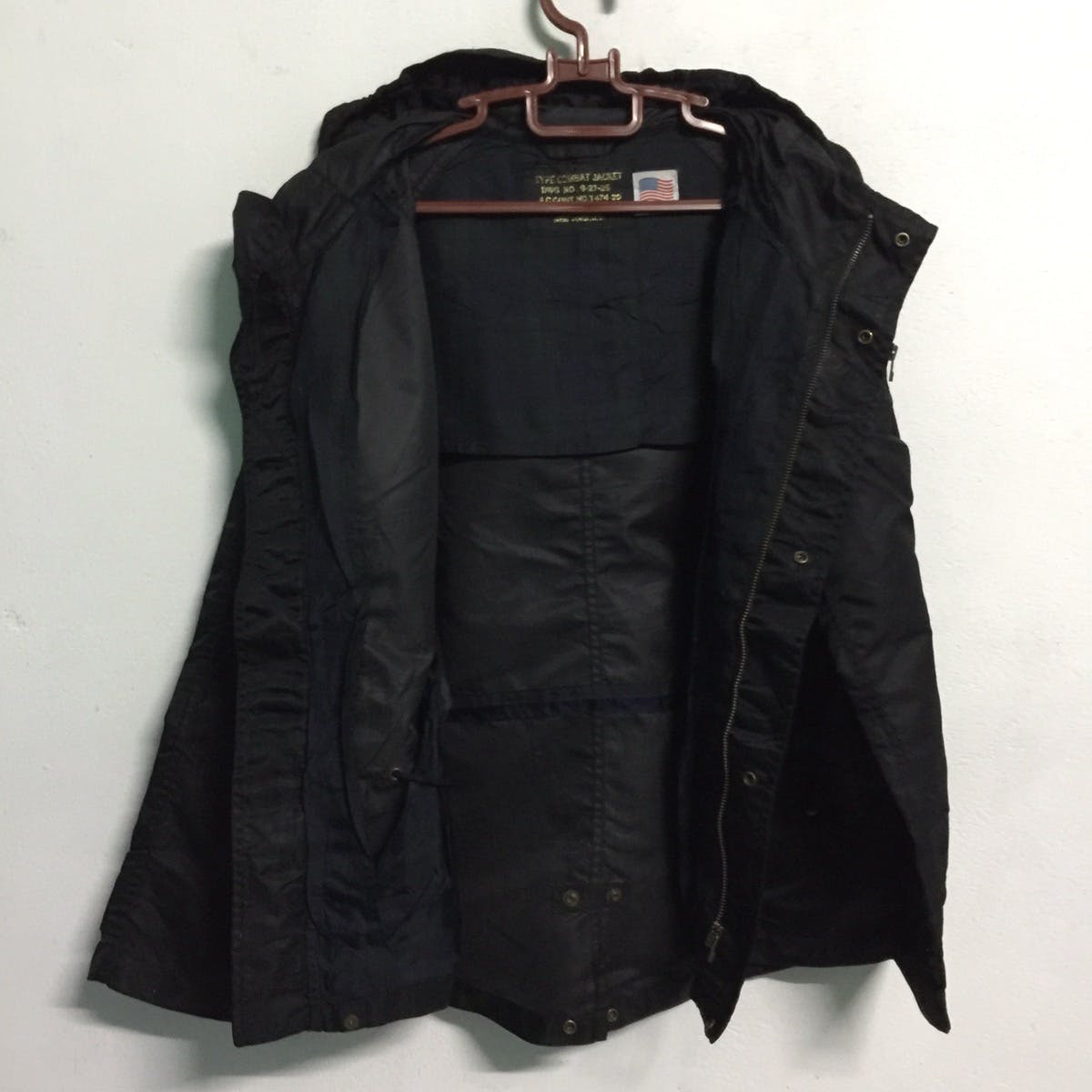 Type Combat Jacket Schott NYC Cap style hoodie jacket - 10