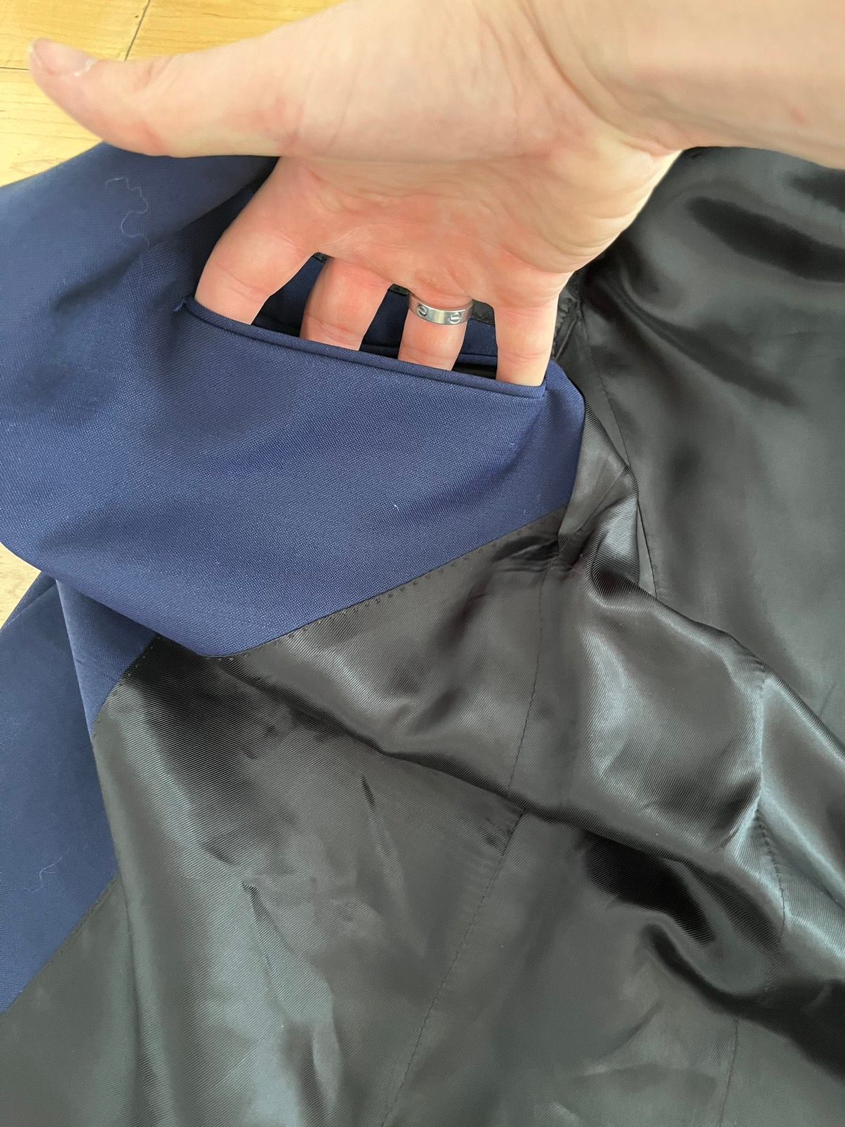 NWT - Balenciaga Royal Blue 2 piece Suit - 5