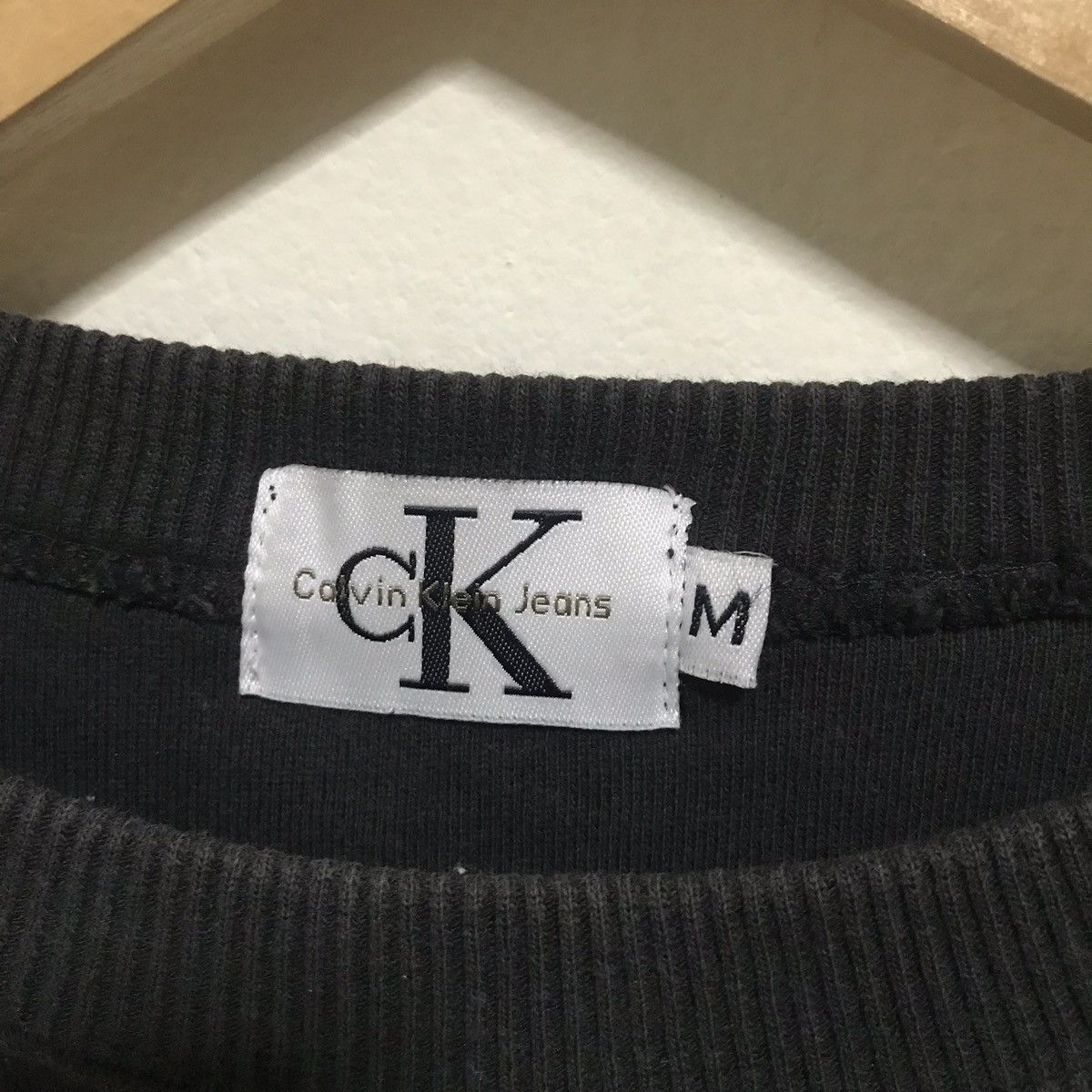 Vintage Calvin Klein sweatshirt big logo crewneck Size L - 3