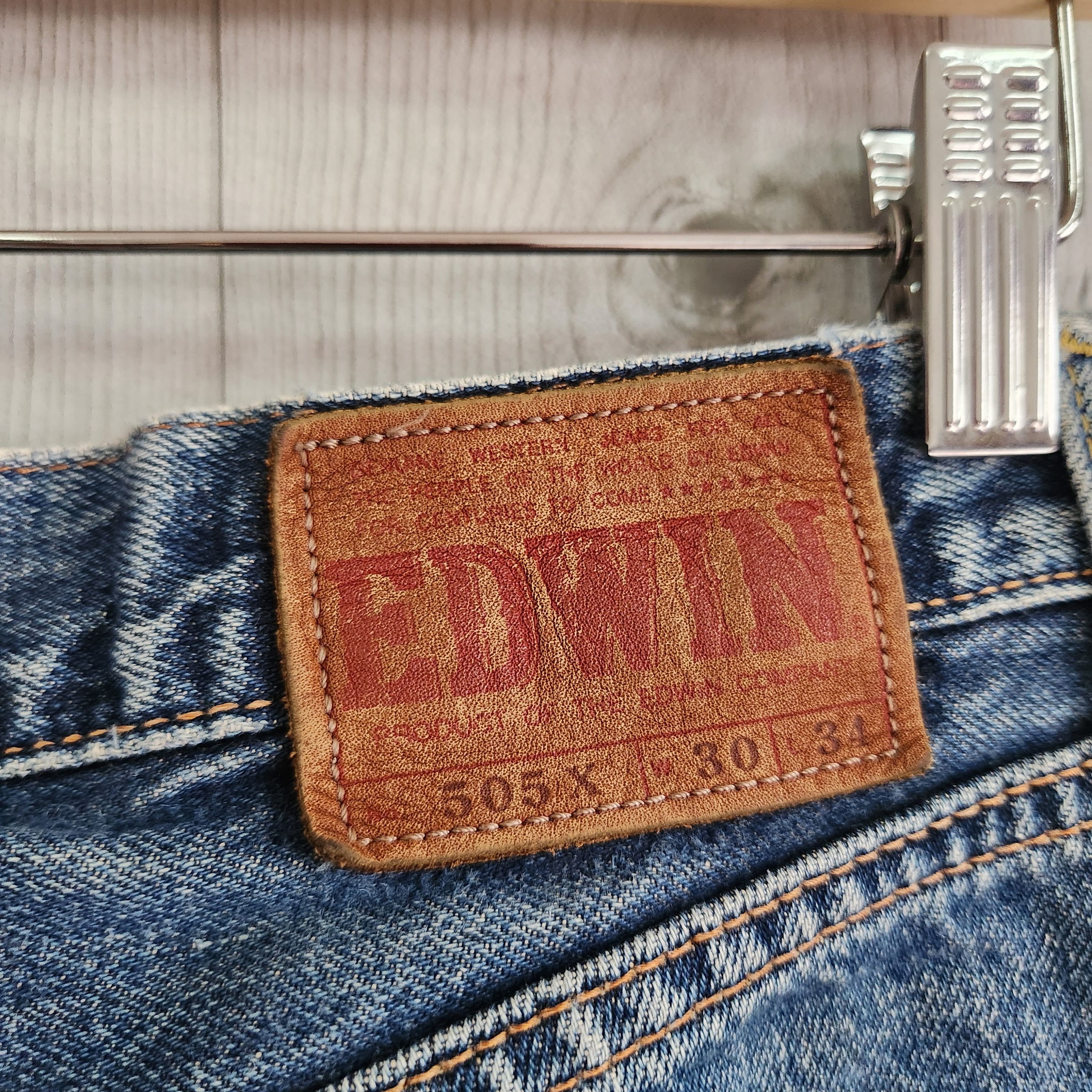 Vintage Distressed Edwin Redline Selvedge Jeans - 12