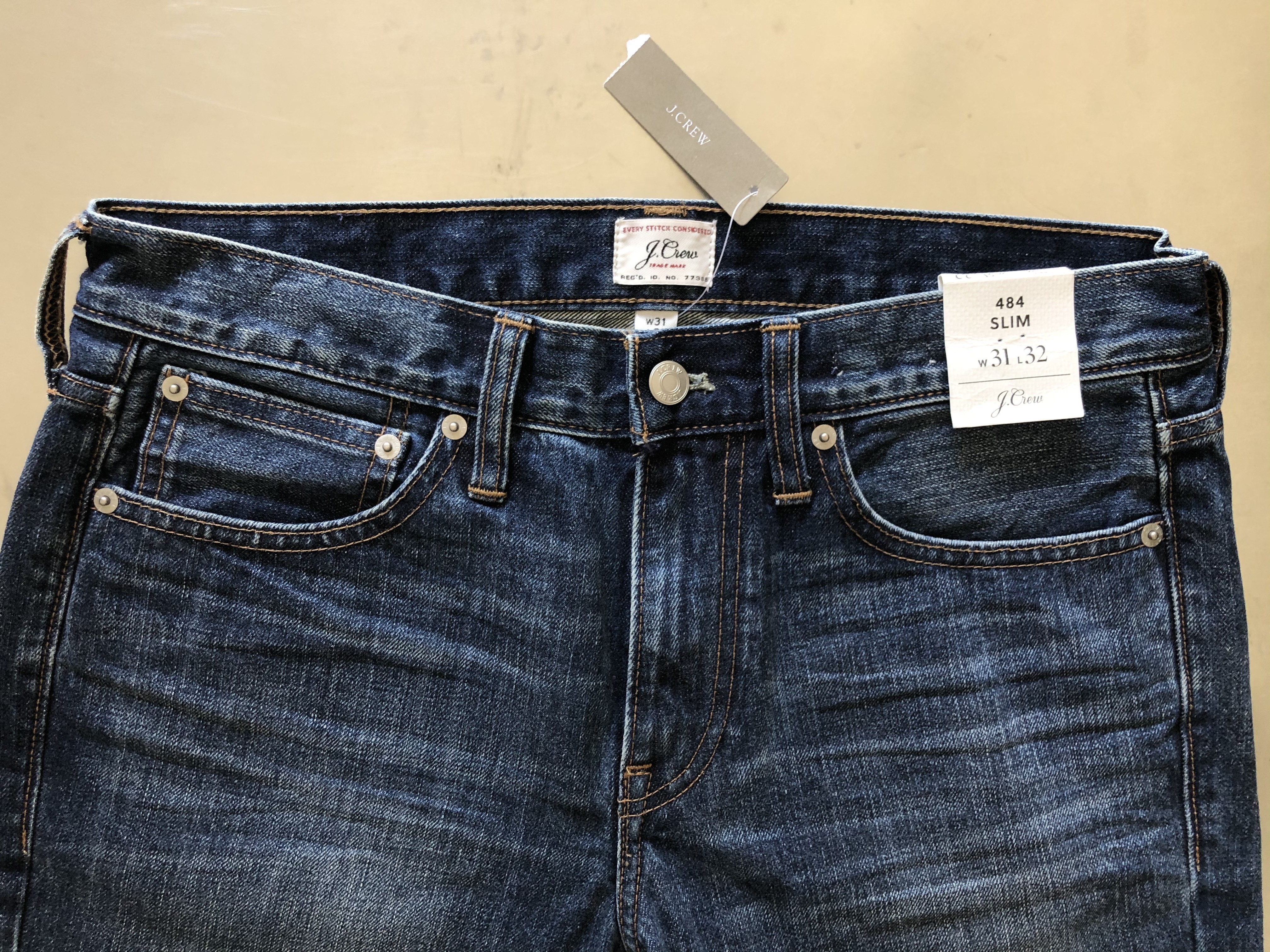 J.Crew - NWT $128 - 484 NON STRETCH Denim - 4