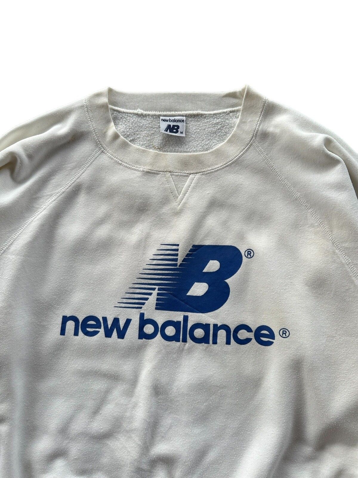 New Balance Sweatshirt Vintage Big Logo SIZE M - 5