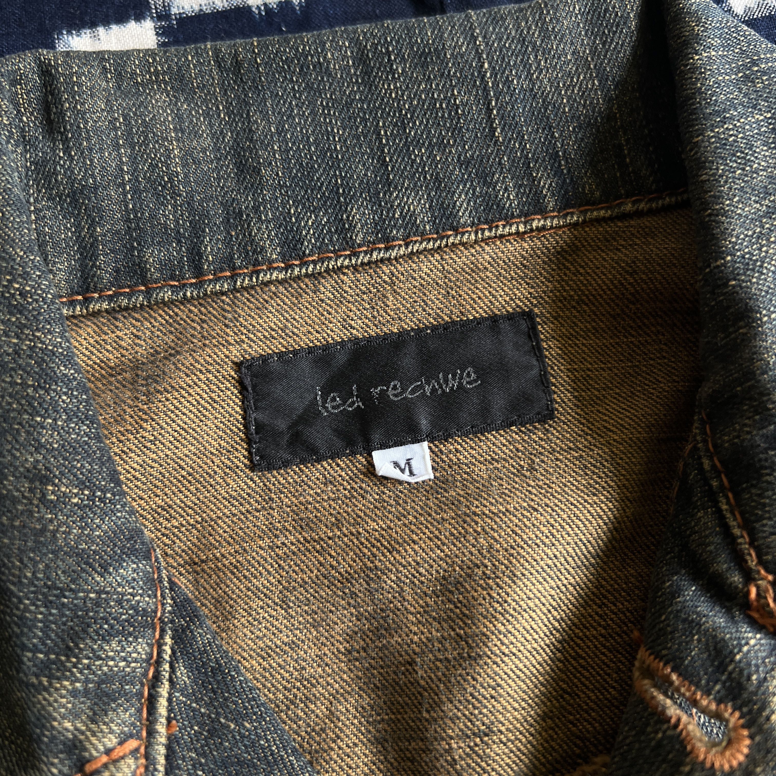 Other Designers Led rechwe mud wash pierced jacket,2000s