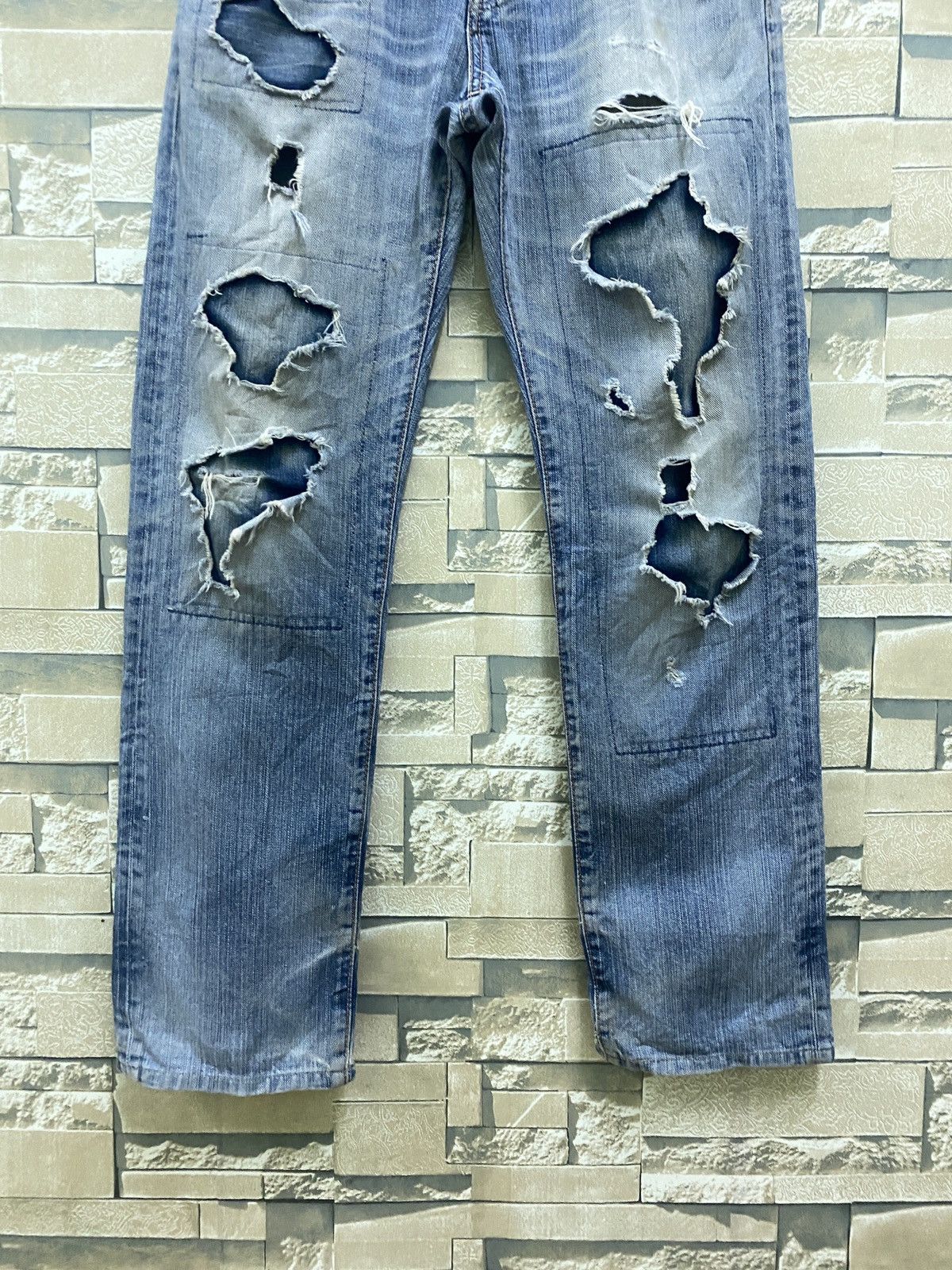 Vintage EDWIN Extra Extreme Thrashed Denim - 6