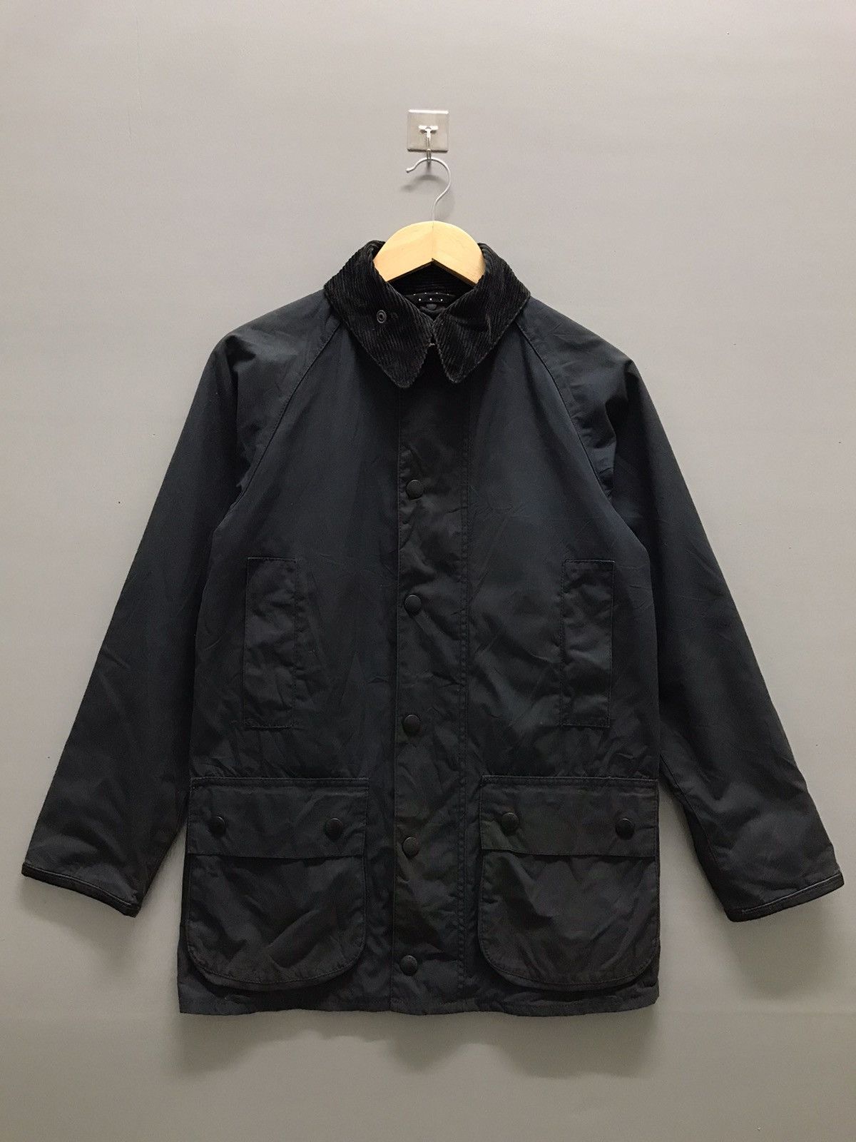 Vintage Barbour Waxed Cotton Parka Jacket - 1