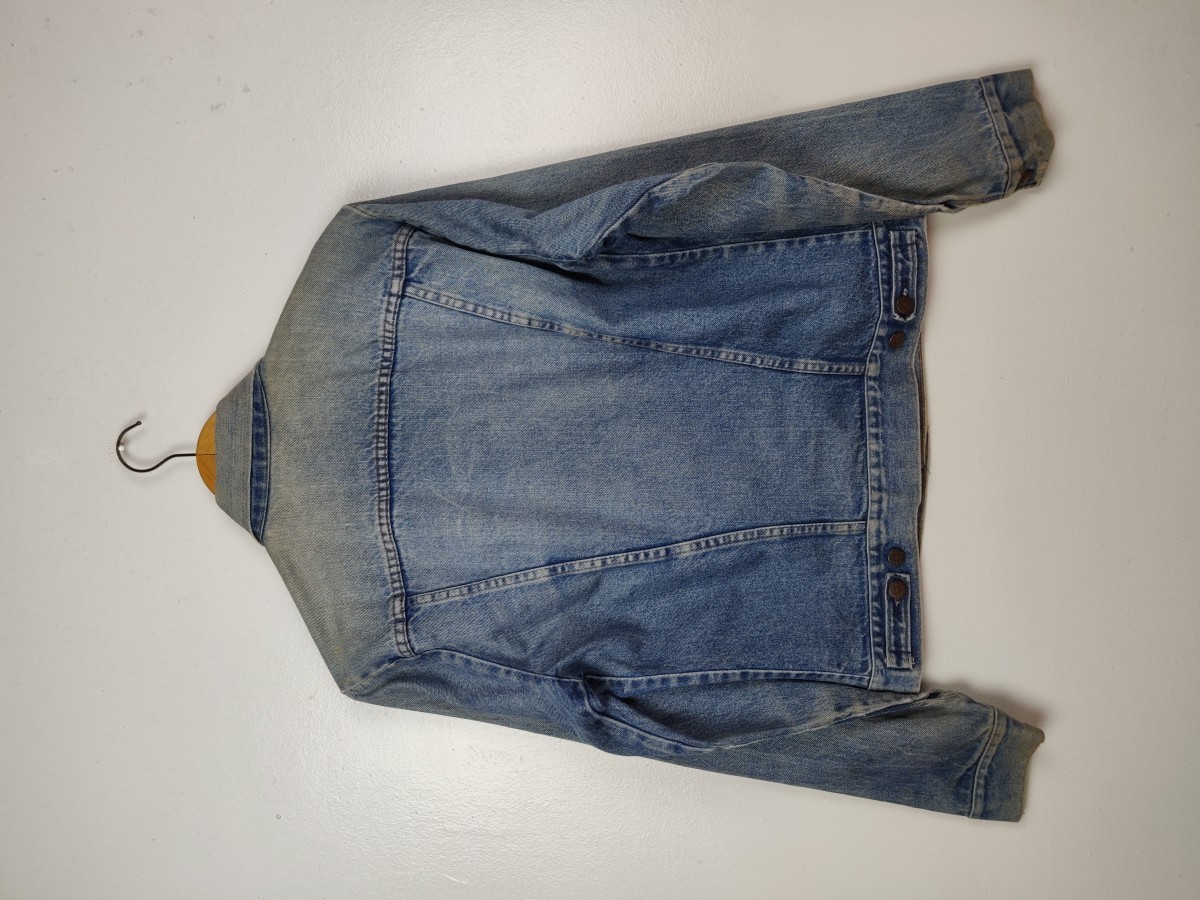 Denim Jacket - Made in USA Trucker Denim Jeans Jacket - 6