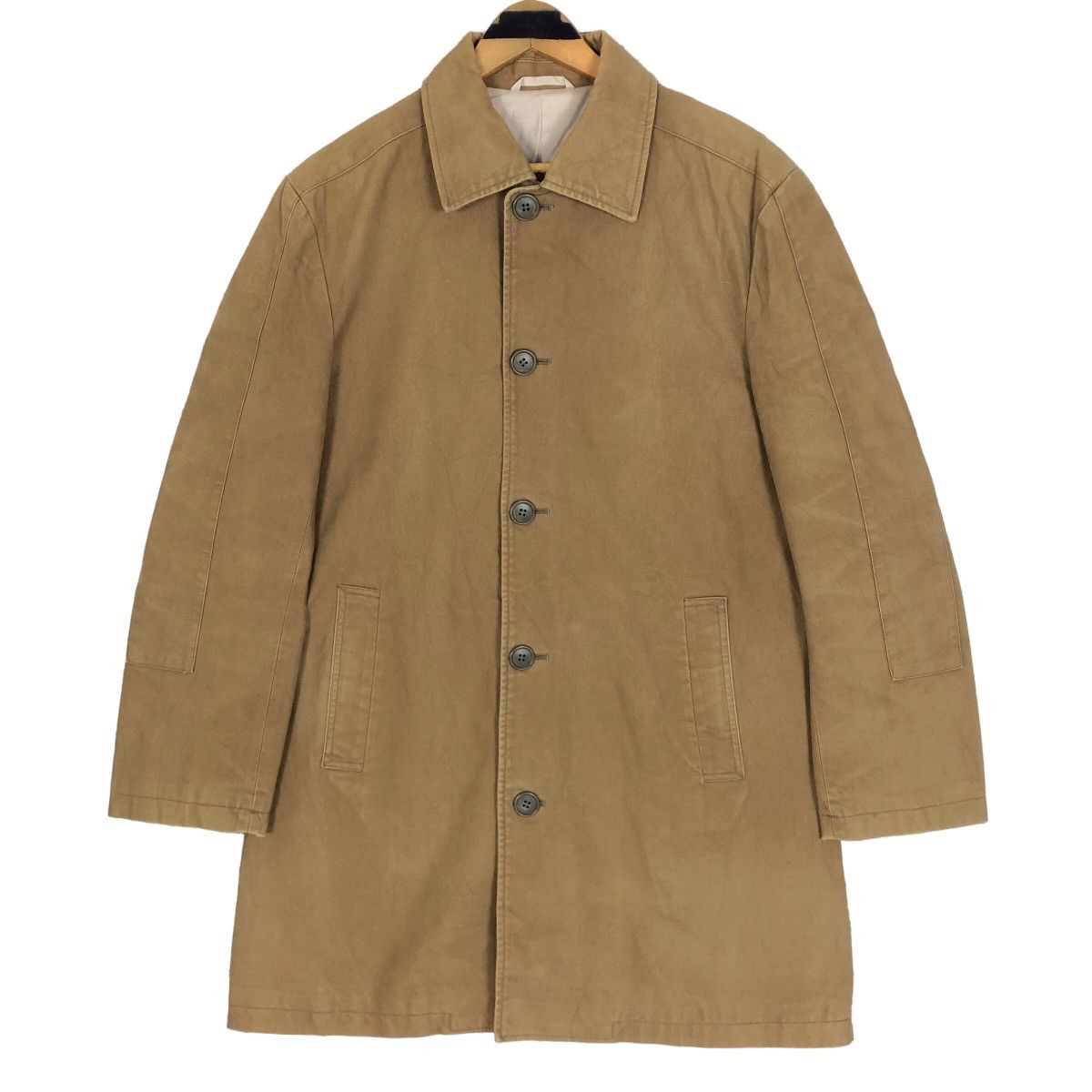 Vintage 90s Comme Des Garcons Homme 1990AW Car Coat - 6