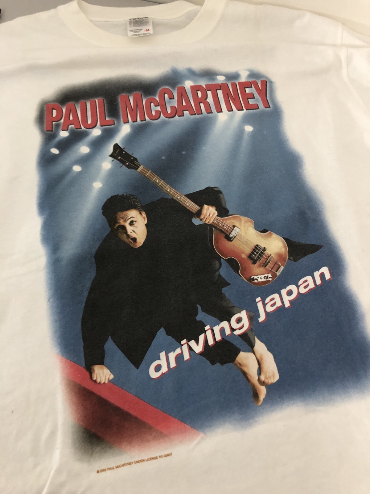 Vintage - Vintage Y2K Paul McCartney Driving Japan Tour Band T-Shirt - 4