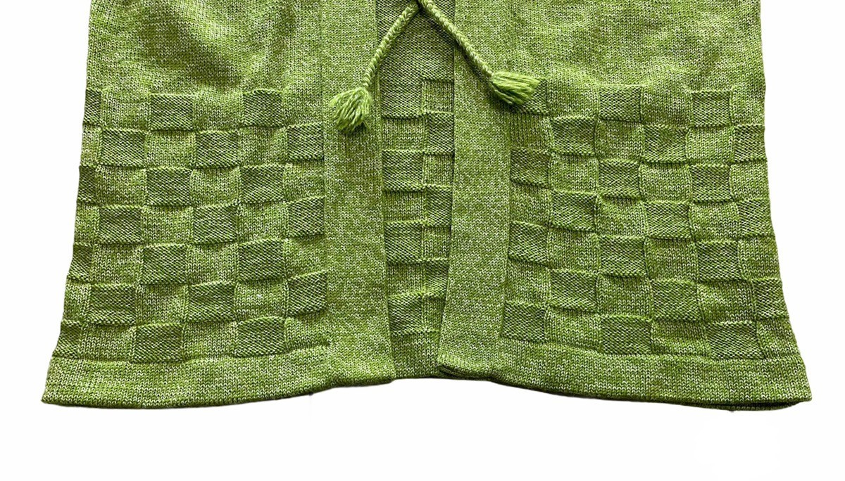 Street Fashion - Knitted Cardigan Sweater Mat Braided Style - 2