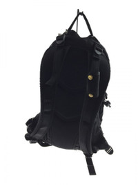 【musiq0147】visvim BALLISTIC 20L VISVIM Black Mixed Materials Suede Trim Nylon Ballistic 20L