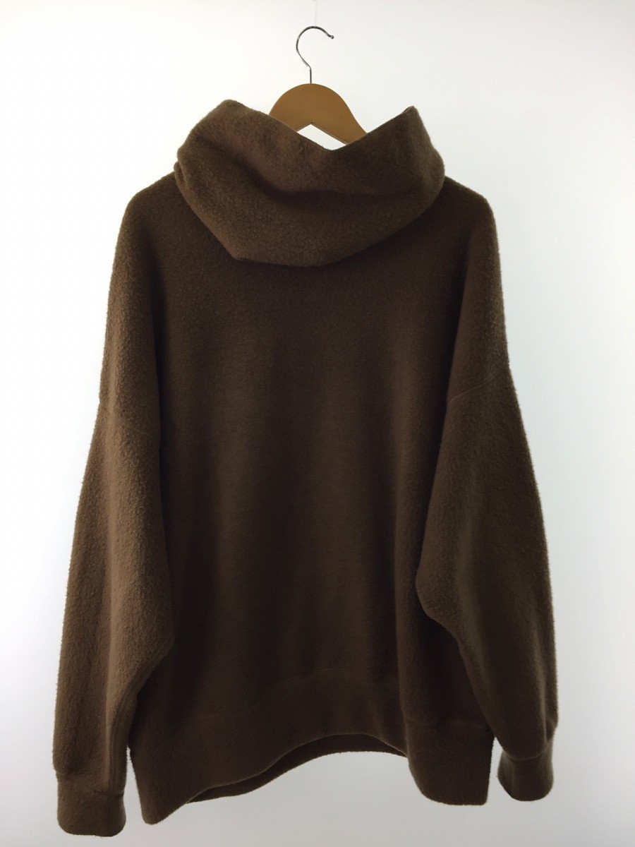 Kaptain Sunshine - camel brown wool cashmere hoodie - 3