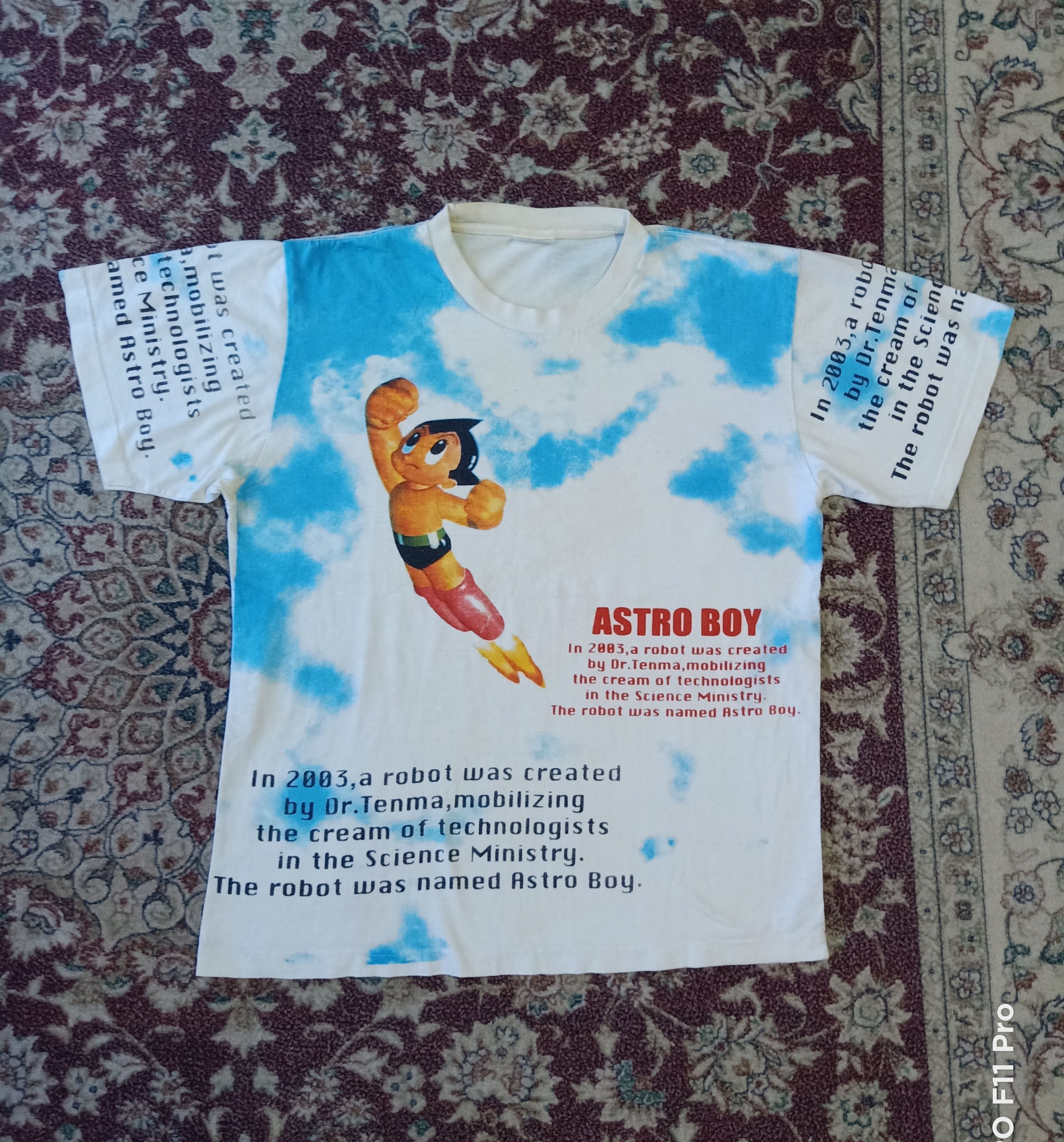 Vintage - Vtg Full Print Anime Astro Boys - 1