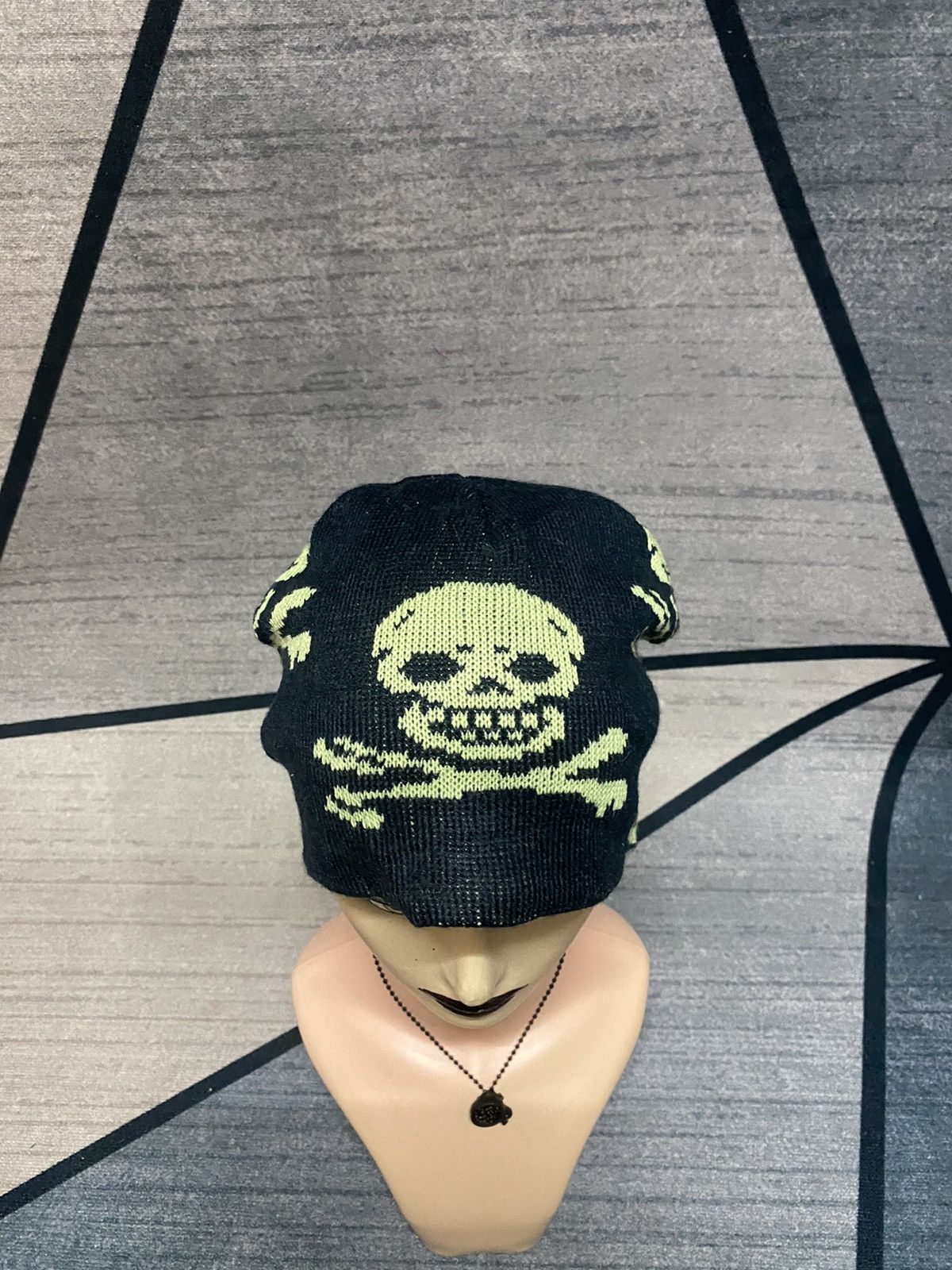 Streetwear - Unbrand Skull Design Beanie Hat - 2