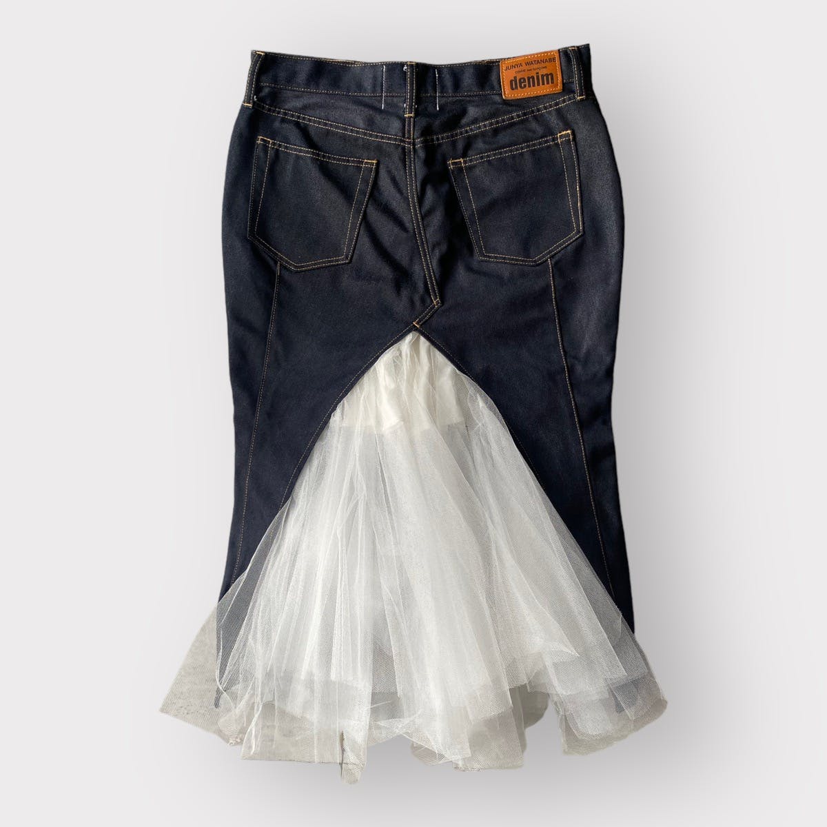 SS19 Deconstructed Denim Skirt - 1