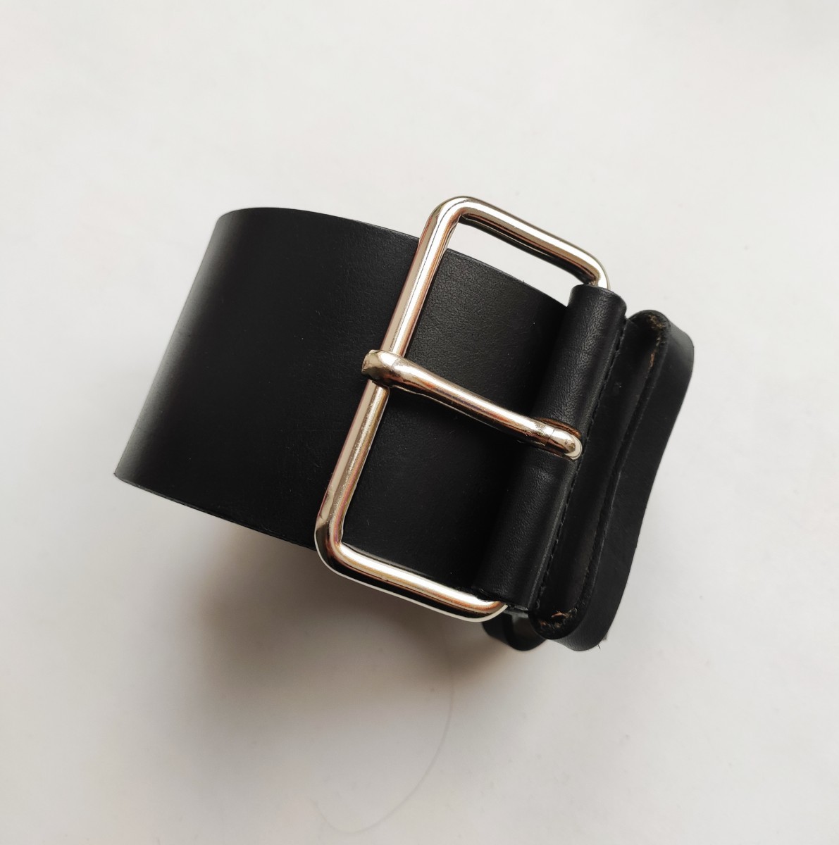 NEW! Wide leather belt. - 2