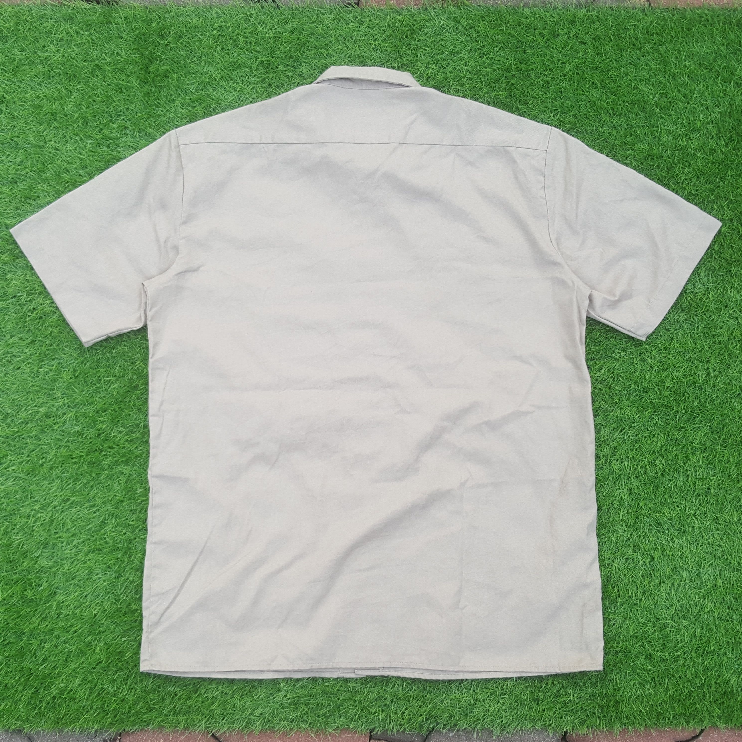 Dickies Plain Preppy Button Up Shirt - 3