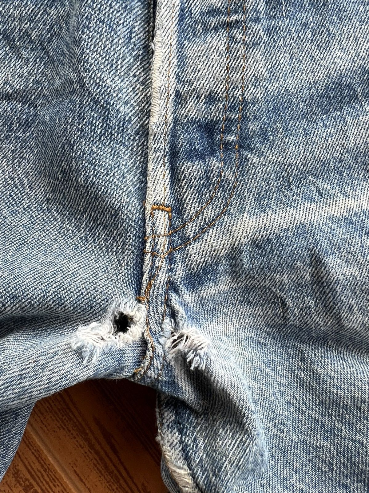 Vintage Levis 501 Custom Jeans Denim - 5