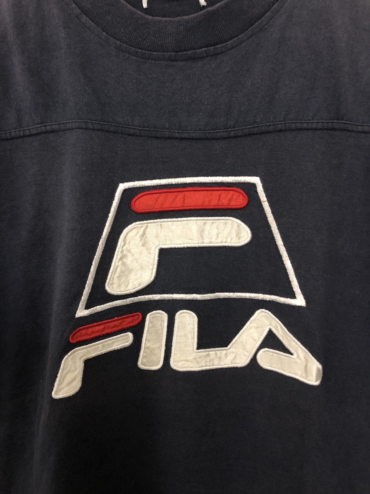 Vintage - Vintage FILA Big Logo Embroidery T-Shirt - 2