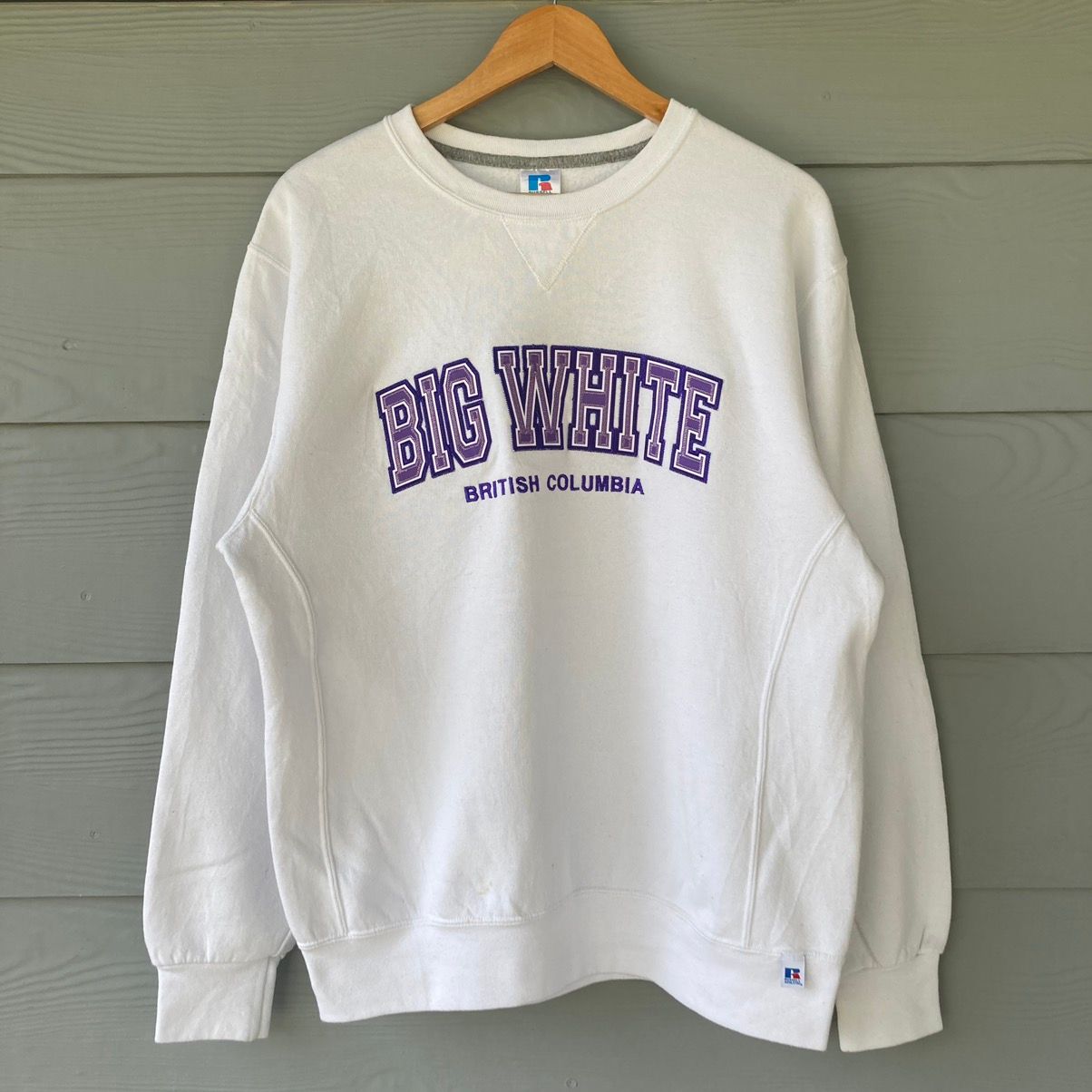 Vintage Big White British Columbia Sweatshirt - 1