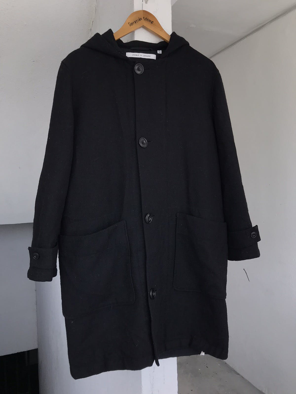 Lemaire ut Wool Coat with Hooded - 5