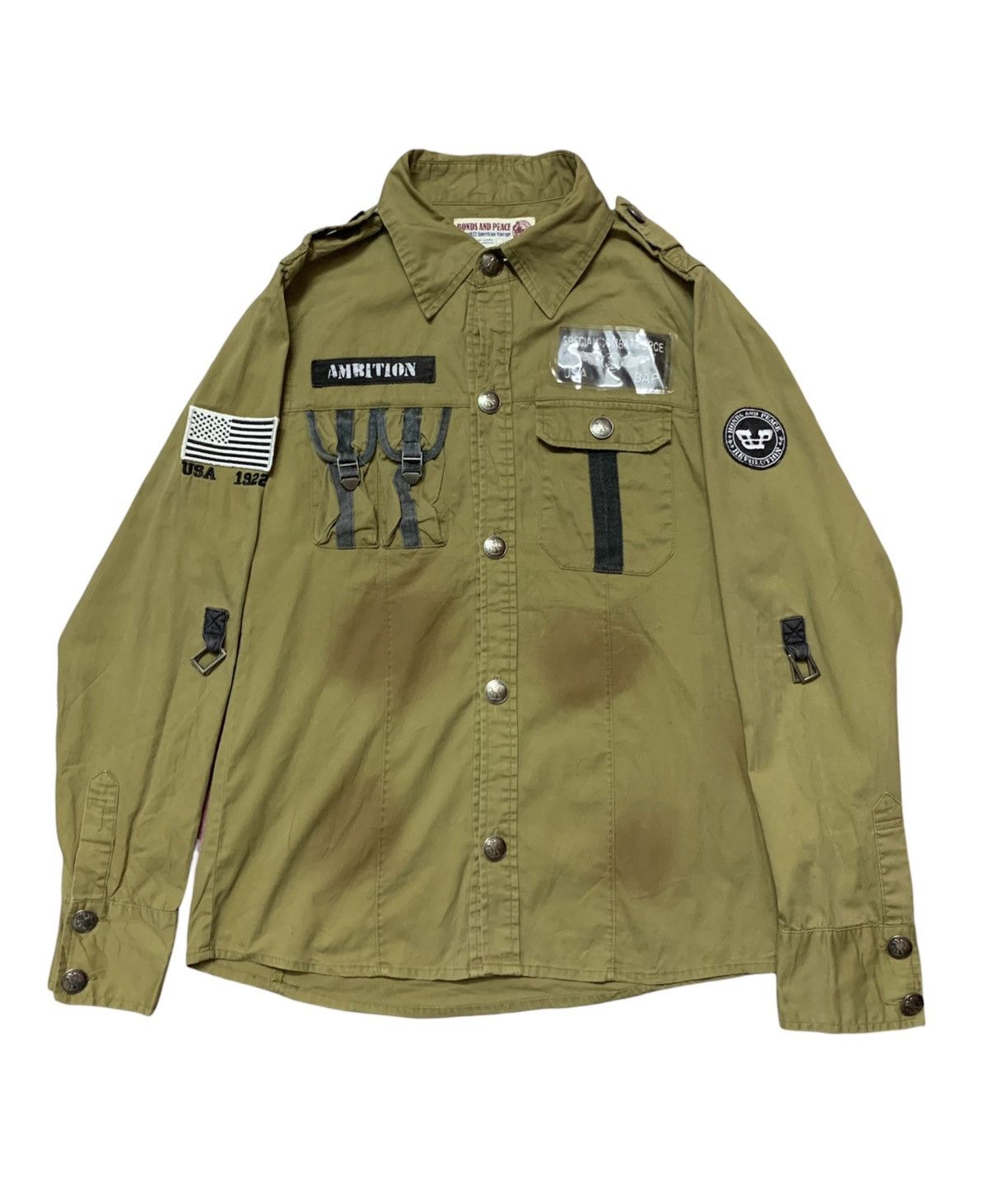 Us Air Force - Japanese Brand Bonds & Peace Combat Shirt - 1