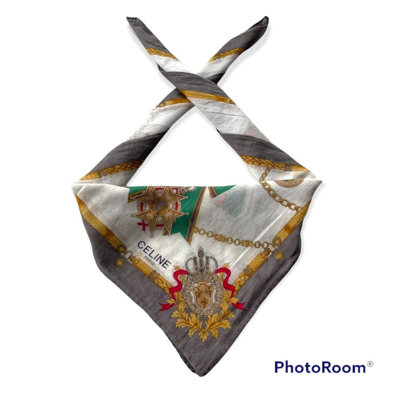 Celine Bandana Handkerchief Neckerchief Hair Scarf - 1