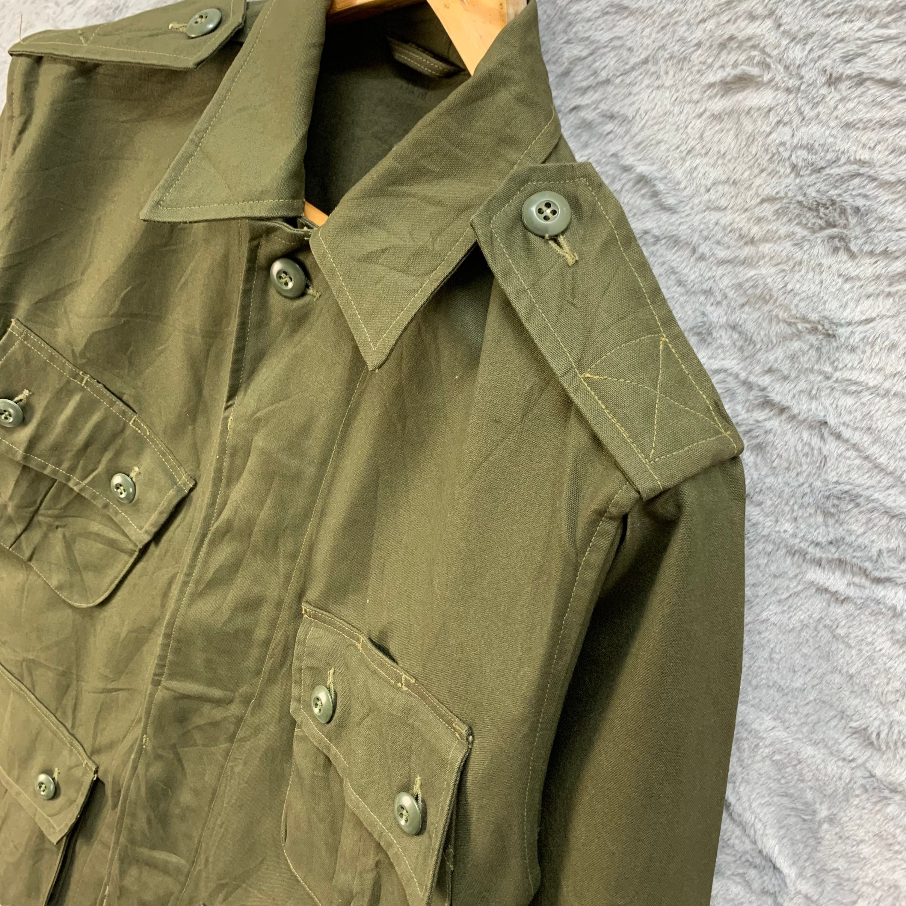 Vintage - Army Uniform Military Field Jacket / Chore Jacket #4400-152 - 5