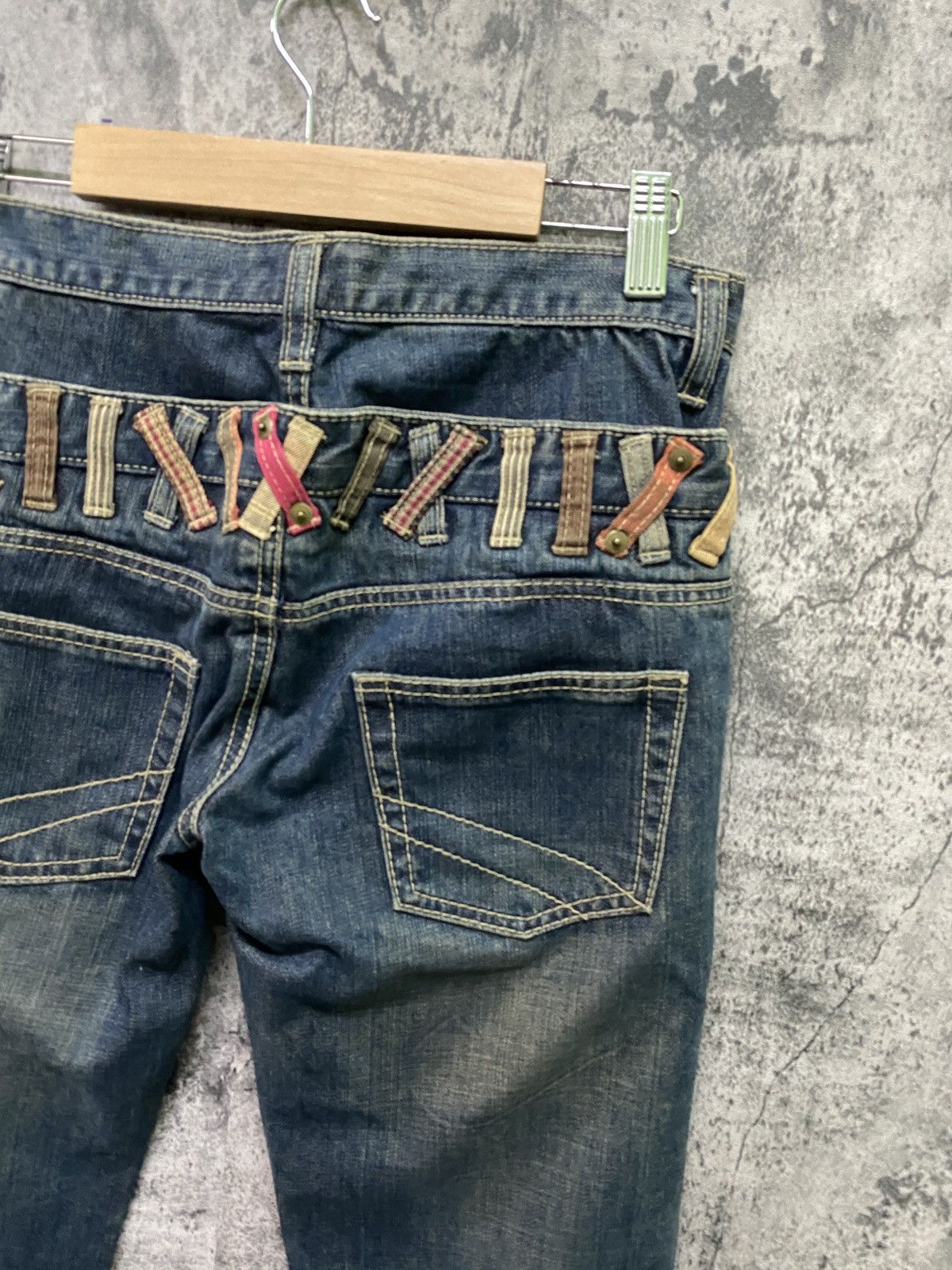 Japanese Brand - Vintage Double Waist J-Honey Junya Watanabe Style Denim - 11